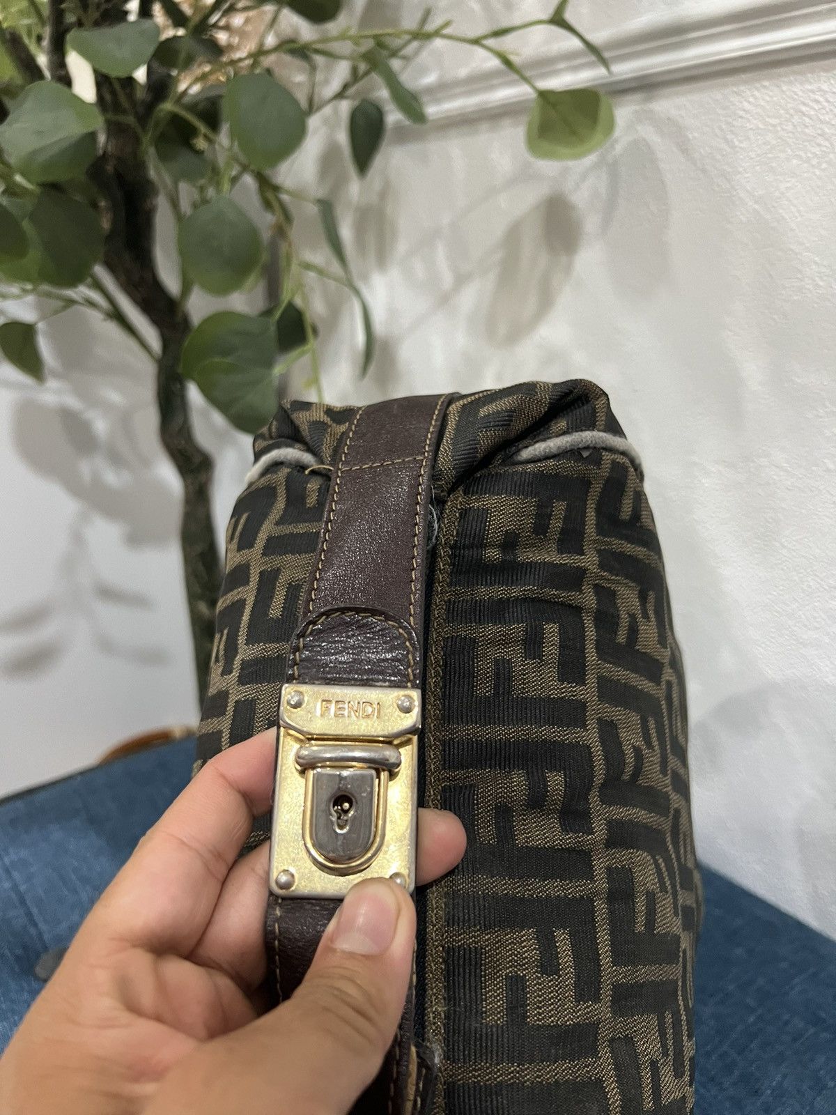 Fendi × Vintage VINTAGE FENDI ZUCCA VANITY CASE BAG Size ONE SIZE - 3 Thumbnail