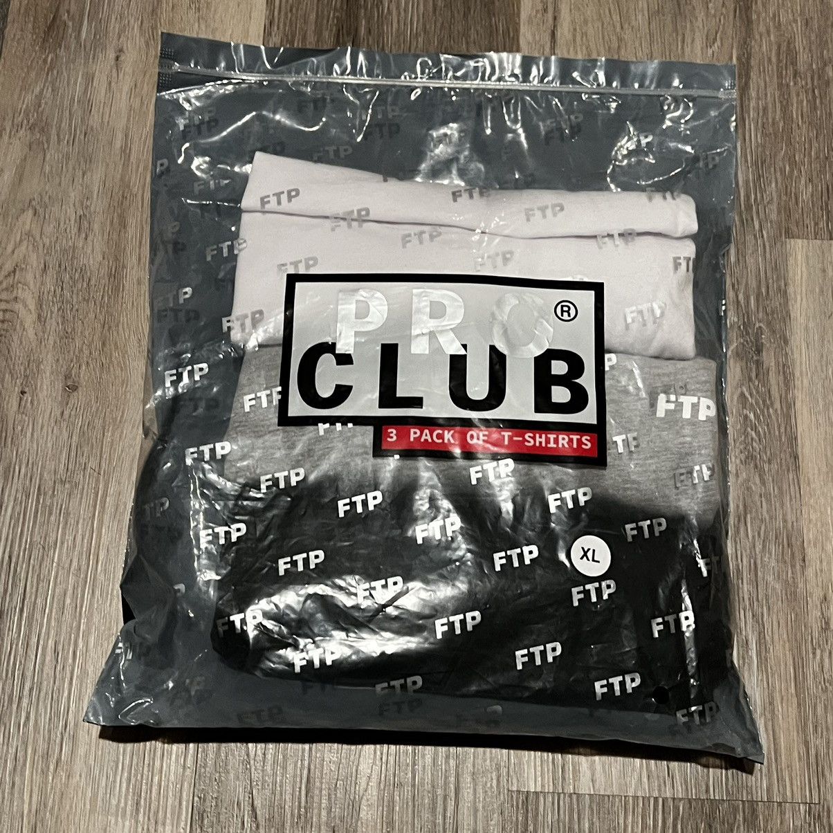 image of Fuck The Population Pro Club 3-Pack T Shirts Lightweight in Black, Men's (Size XL)