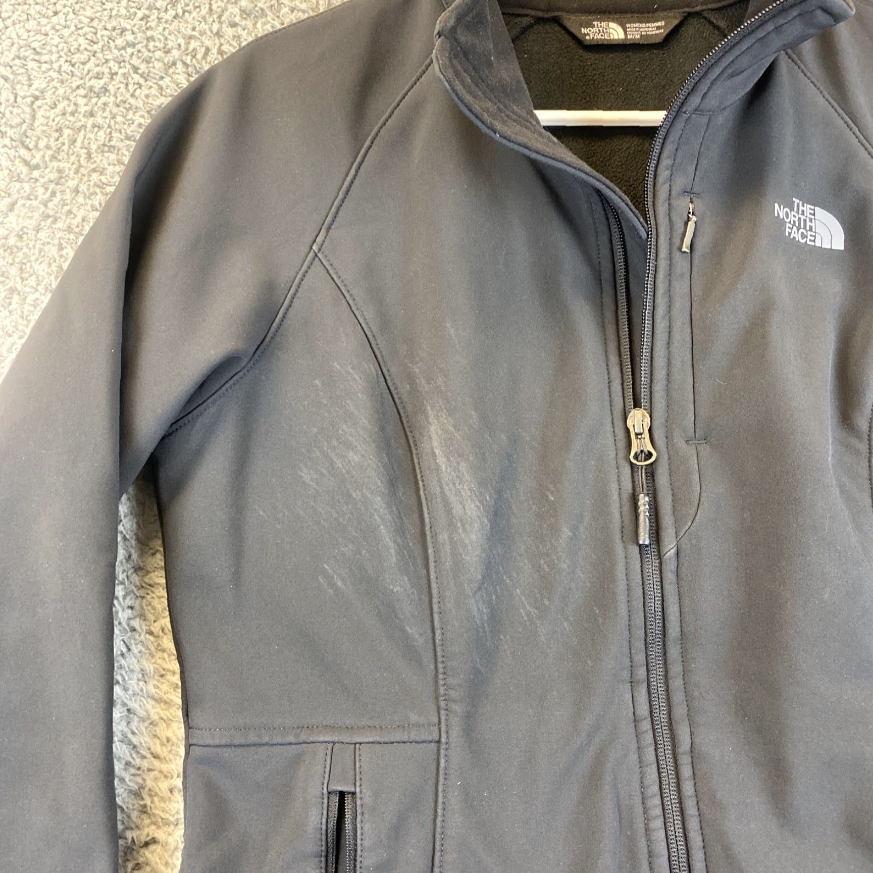 The North Face VINTAGE The North Face Waterproof Rain Jacket Women's M Black Hooded Casual 90s Size M / US 6-8 / IT 42-44 - 3 Thumbnail