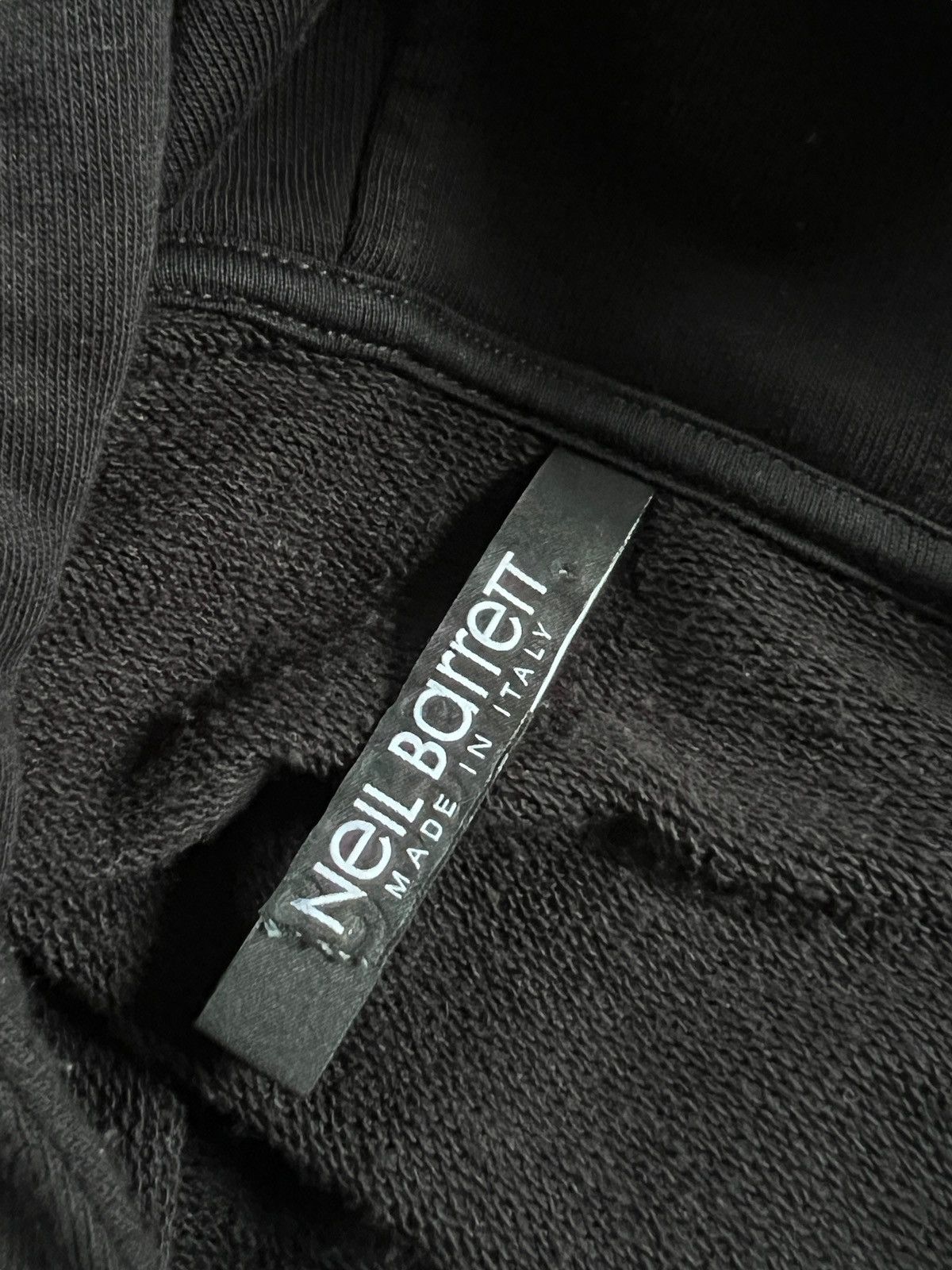 Designer × Neil Barrett FW20 Neil Barrett Metallic Bolt Hoodie Size US XL / EU 56 / 4 - 11 Thumbnail