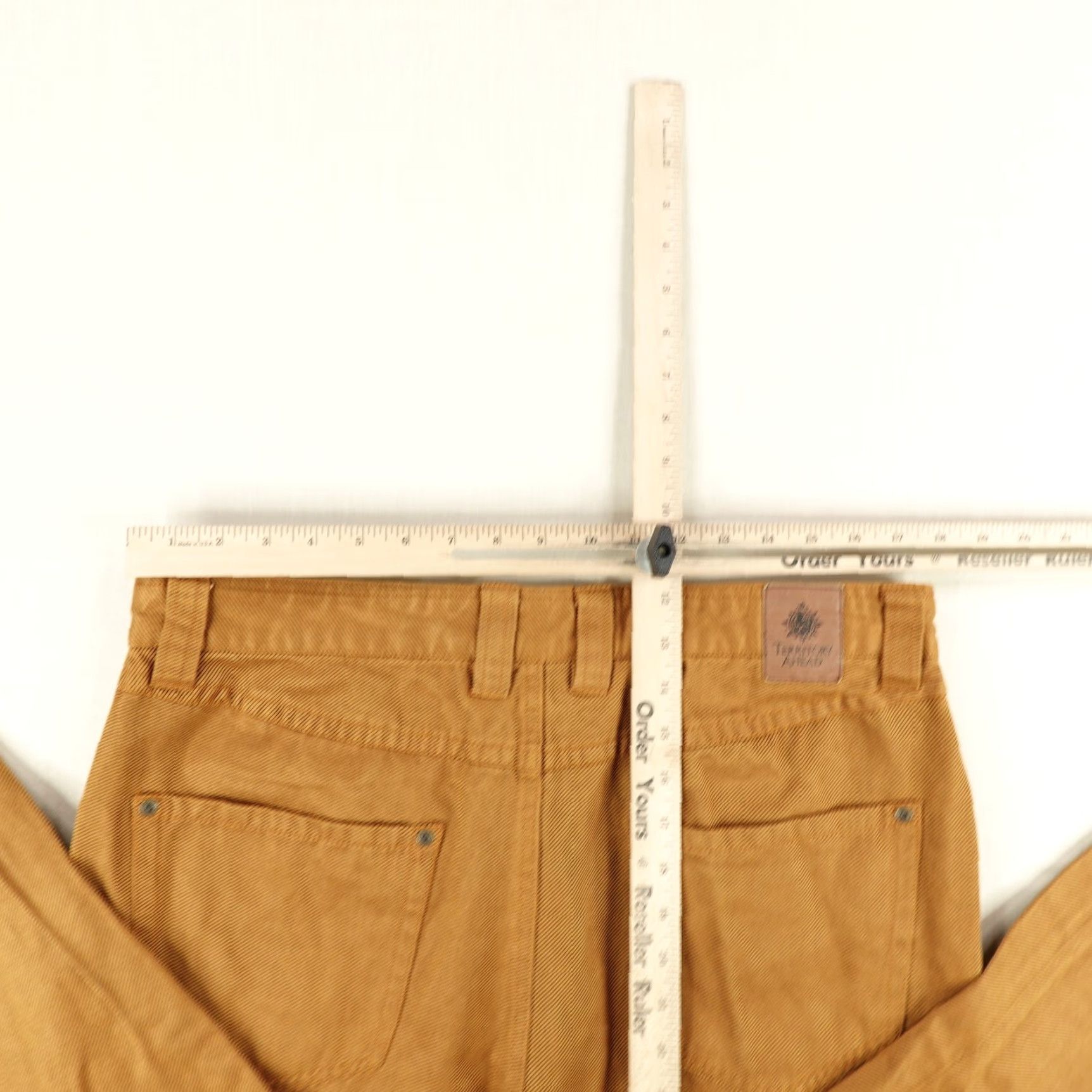 The Territory Ahead VINTAGE Territory Ahead Pants Mens 35 Brown Chino Cotton Rayon Blend Straight Outdoors Size US 35 - 7 Thumbnail