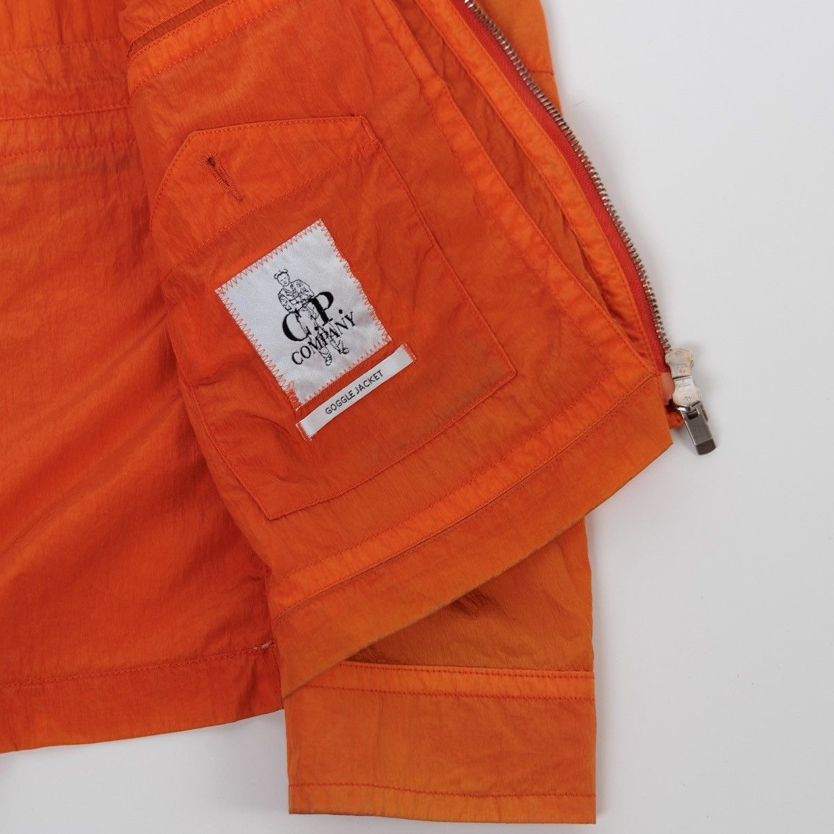 C.P. Company CP Company Goggle Jacket Mens Rare Nylon Orange Hooded Lens Size US M / EU 48-50 / 2 - 17 Thumbnail
