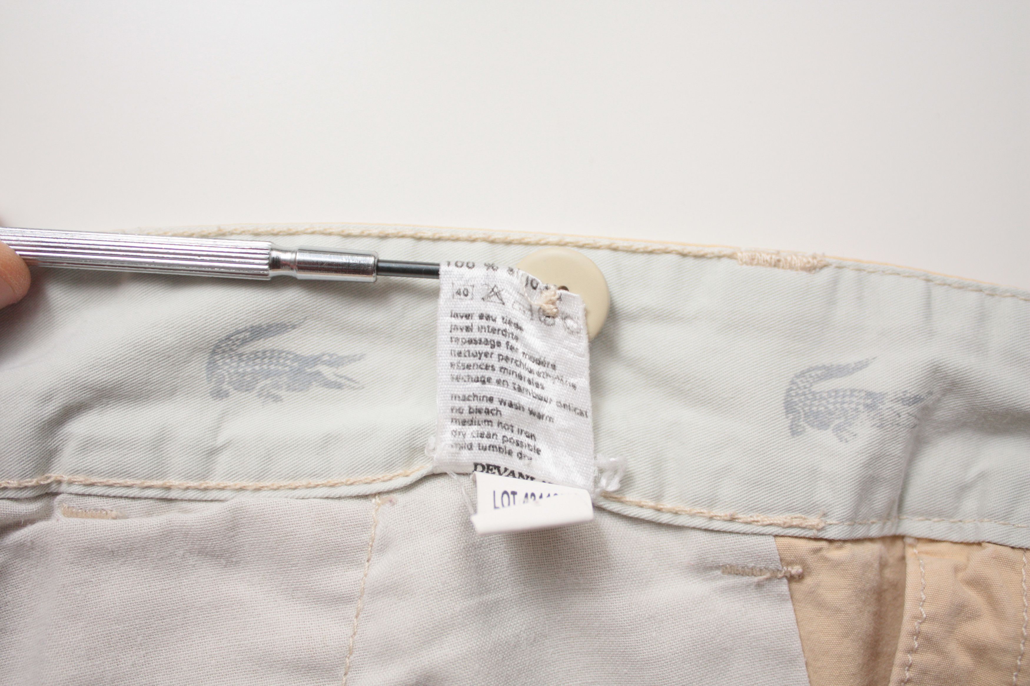 Lacoste Lacoste Vintage Beige Casual Chino Pants Size US 32 / EU 48 - 6 Thumbnail
