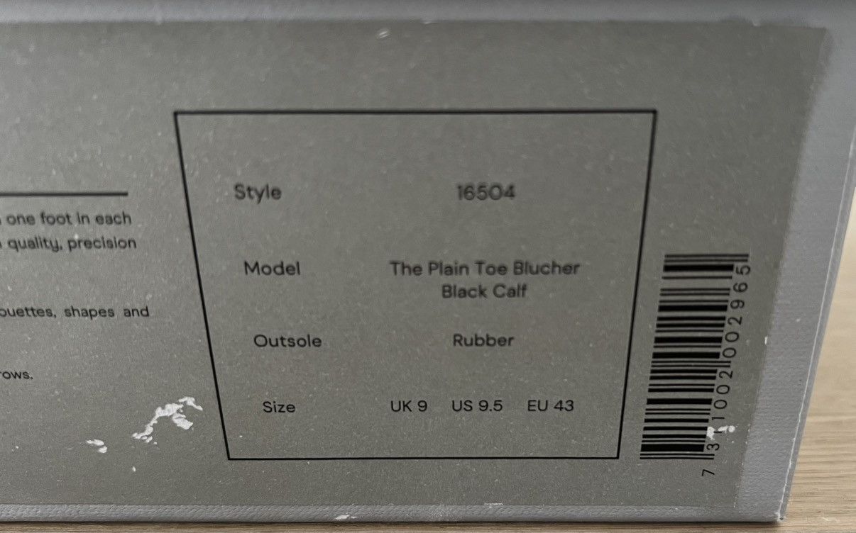 MORJAS Morjas Plain Toe Blicher Derby Shoes Size US 9.5 / EU 42-43 - 5 Thumbnail