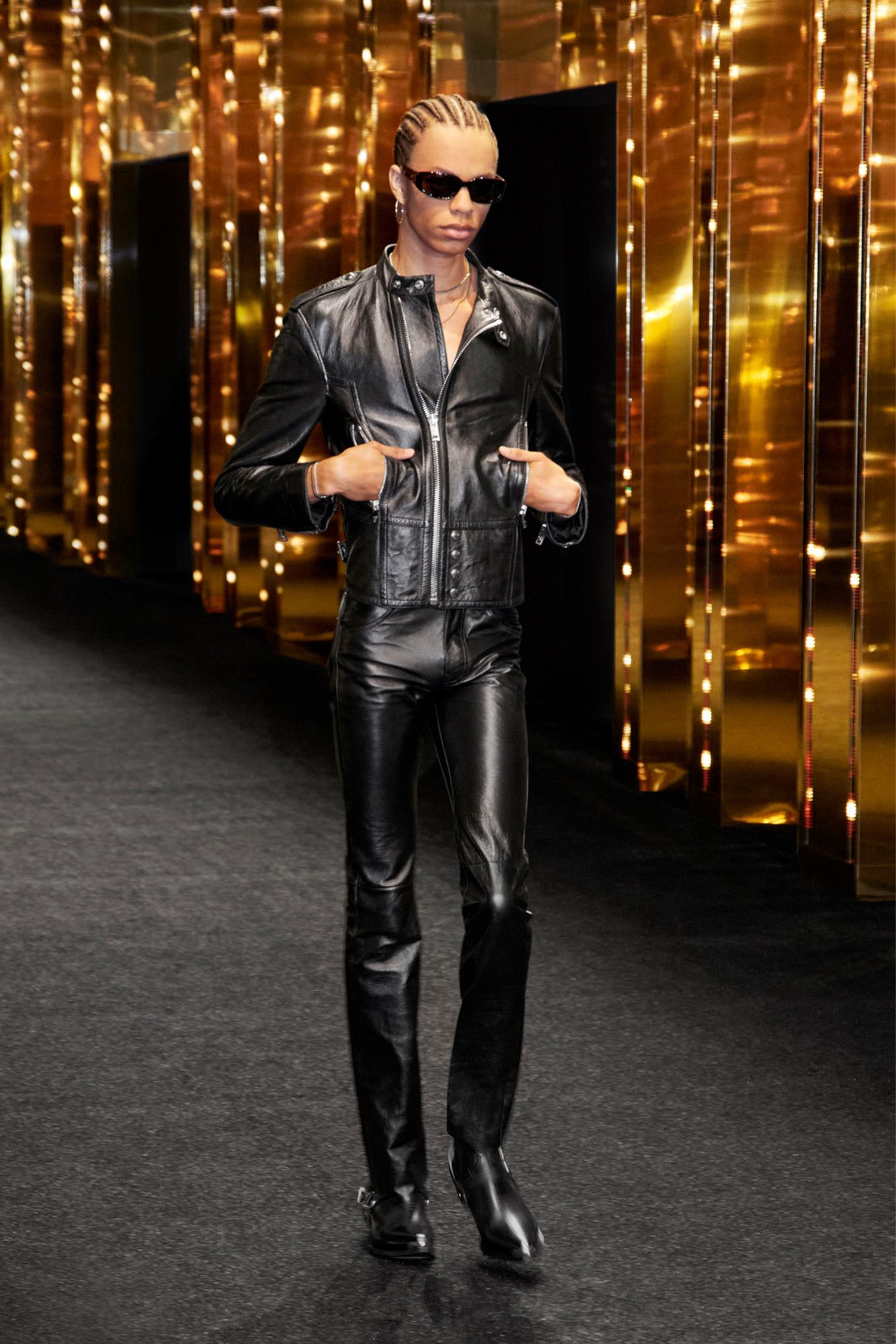 Celine SS24 Sample Racer Blouson Lambskin Jacket Size US S / EU 44-46 / 1 - 5 Thumbnail