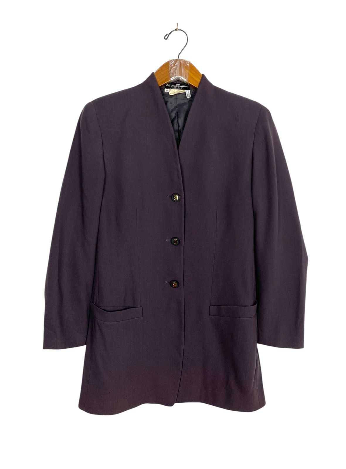 Salvatore Ferragamo Rare‼️ Vintage Salvatore Ferragamo Coat Made in Italy Size M / US 6-8 / IT 42-44 - 1 Thumbnail