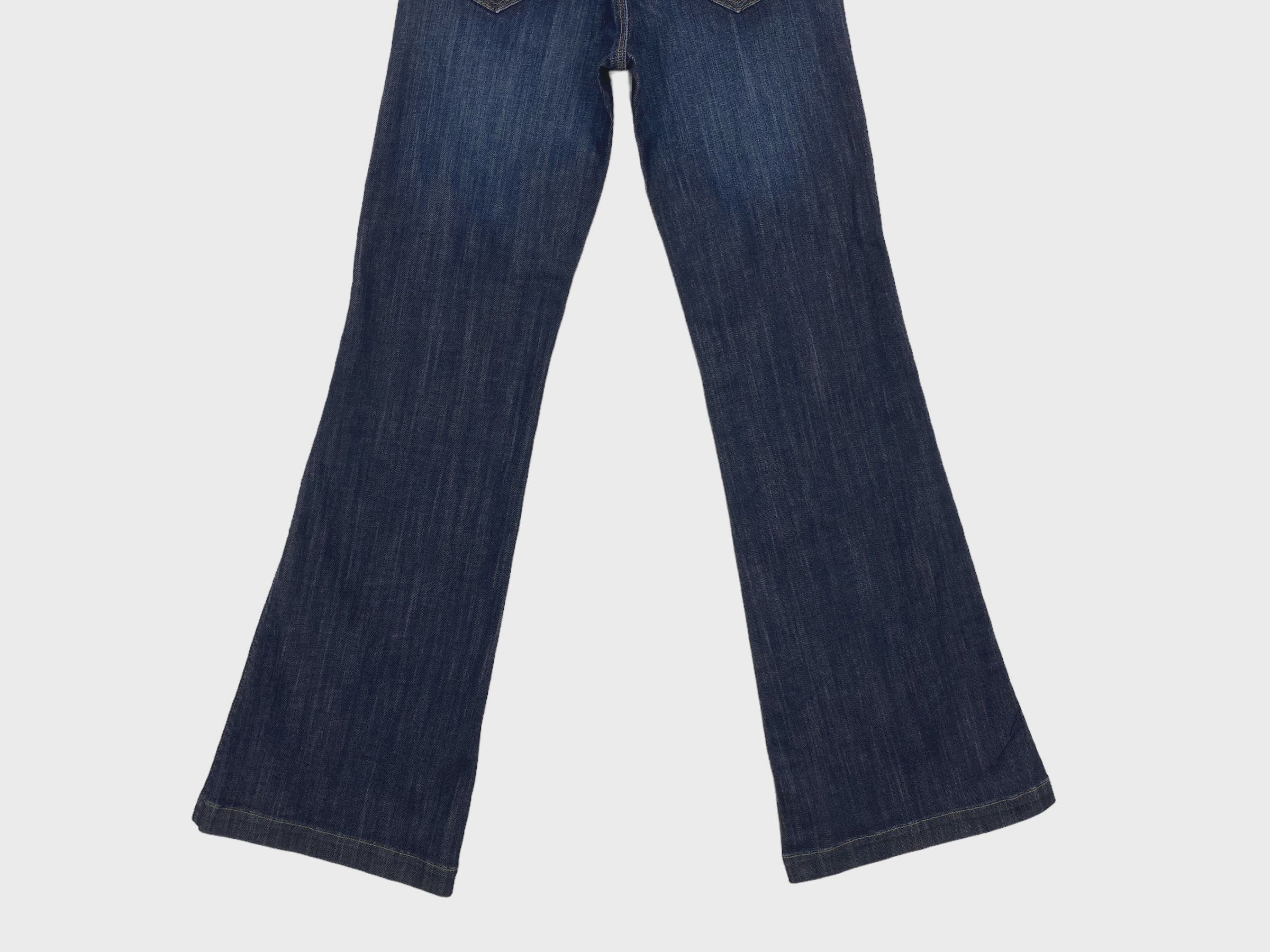 Japanese Brand Brappers Flare Denim Jeans Distressed Bootcut Jeans Size 26" / US 2 / IT 38 - 6 Thumbnail