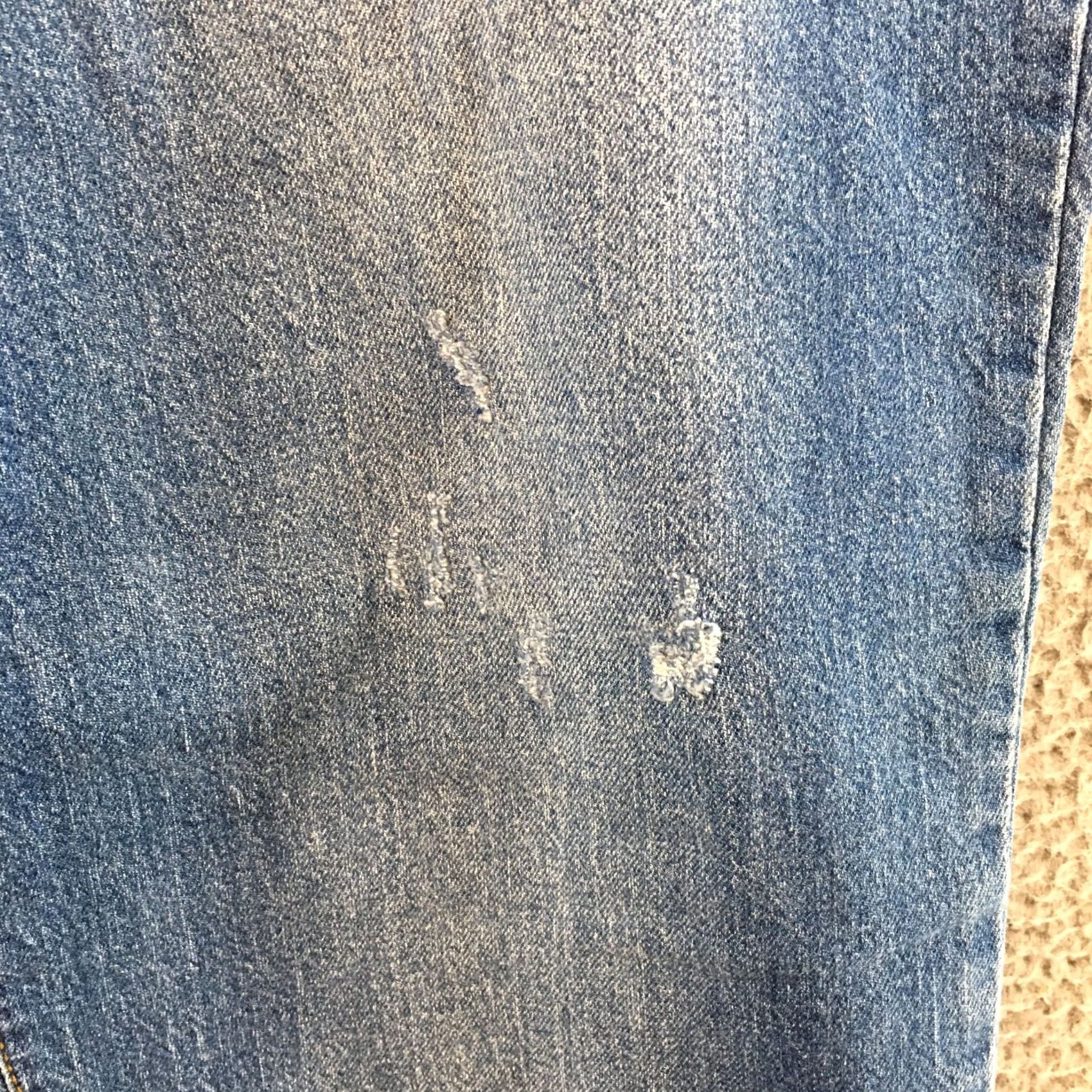 Vintage Universal Thread Jeans Womens 17R Straight Jeans High Rise Button Fly Blue Denim Vintage? No Size 38" / US 16 / IT 52 - 6 Thumbnail