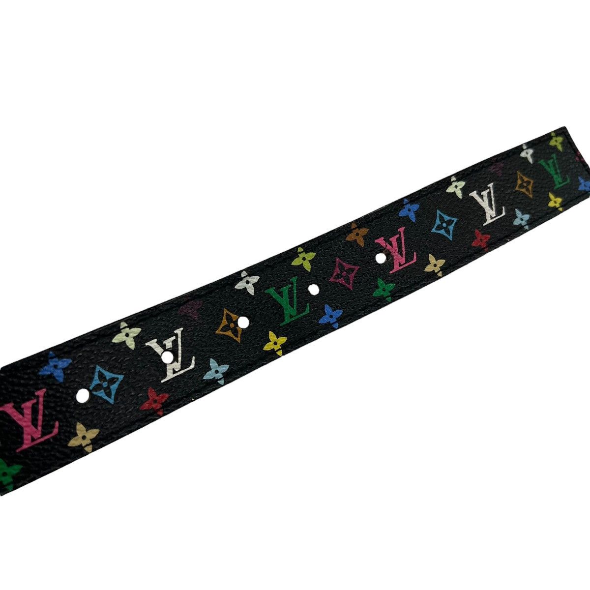 Louis Vuitton × Takashi Murakami Louis Vuitton Multicolor Monogram Belt Size ONE SIZE - 4 Thumbnail