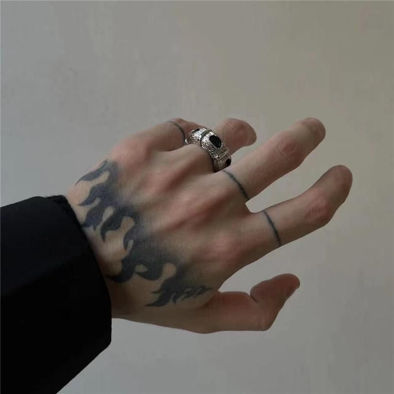 Jewelry Modern Jewelry Rings Open Size Chrome Ring (Size 7-13) Size ONE SIZE - 2 Thumbnail