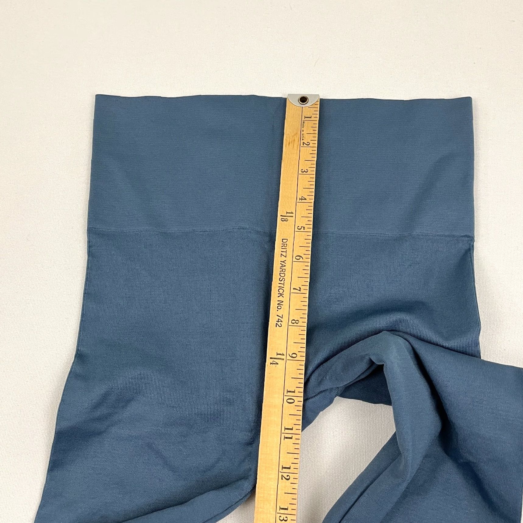 Vintage Blanqi X2 Everyday Maternity Crop Leggings Belly Support Lot Medium Blue Green Size 32" / US 10 / IT 46 - 6 Thumbnail