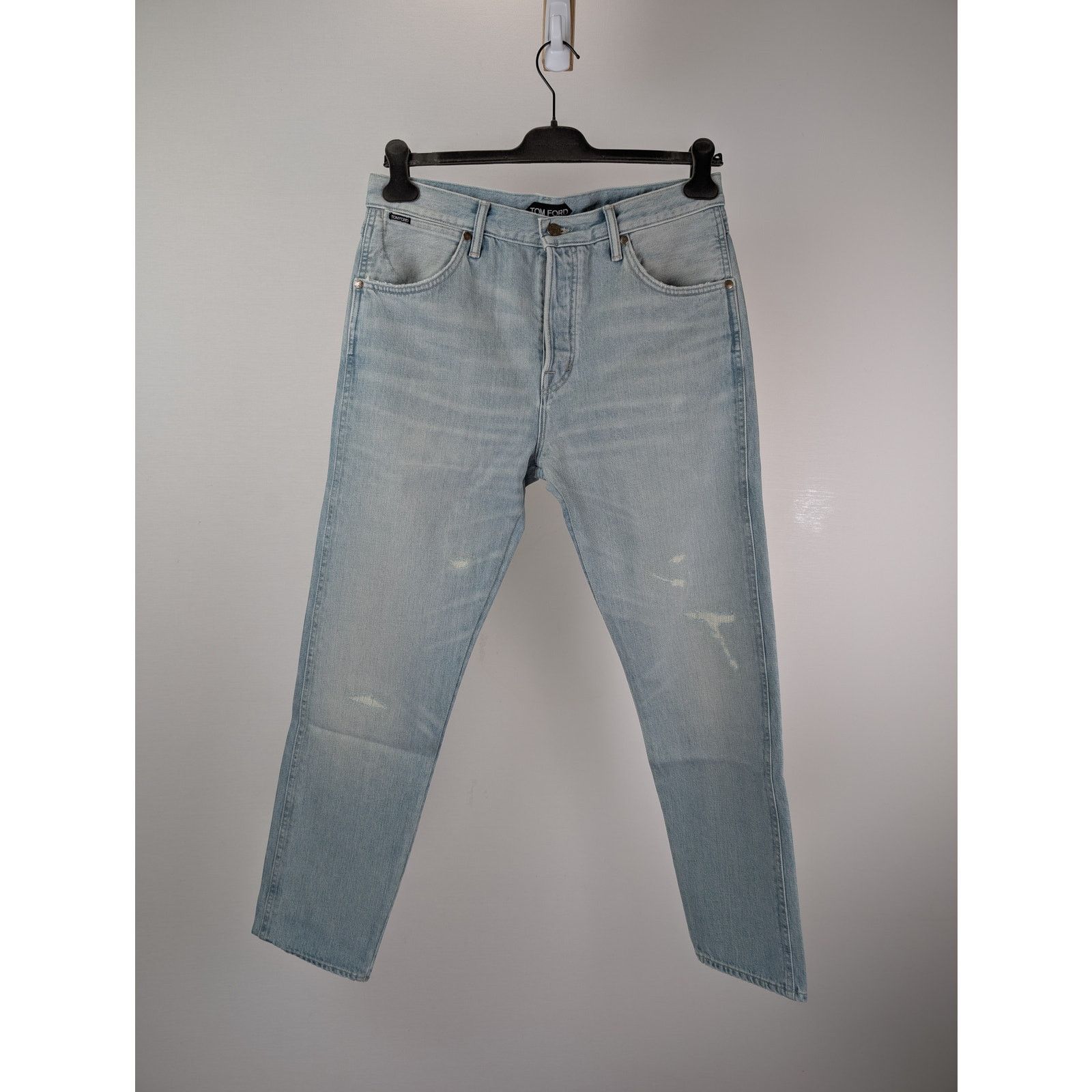 Tom Ford o1rshd1 Tapered Denim Jeans in Blue Size US 32 / EU 48 - 11 Thumbnail