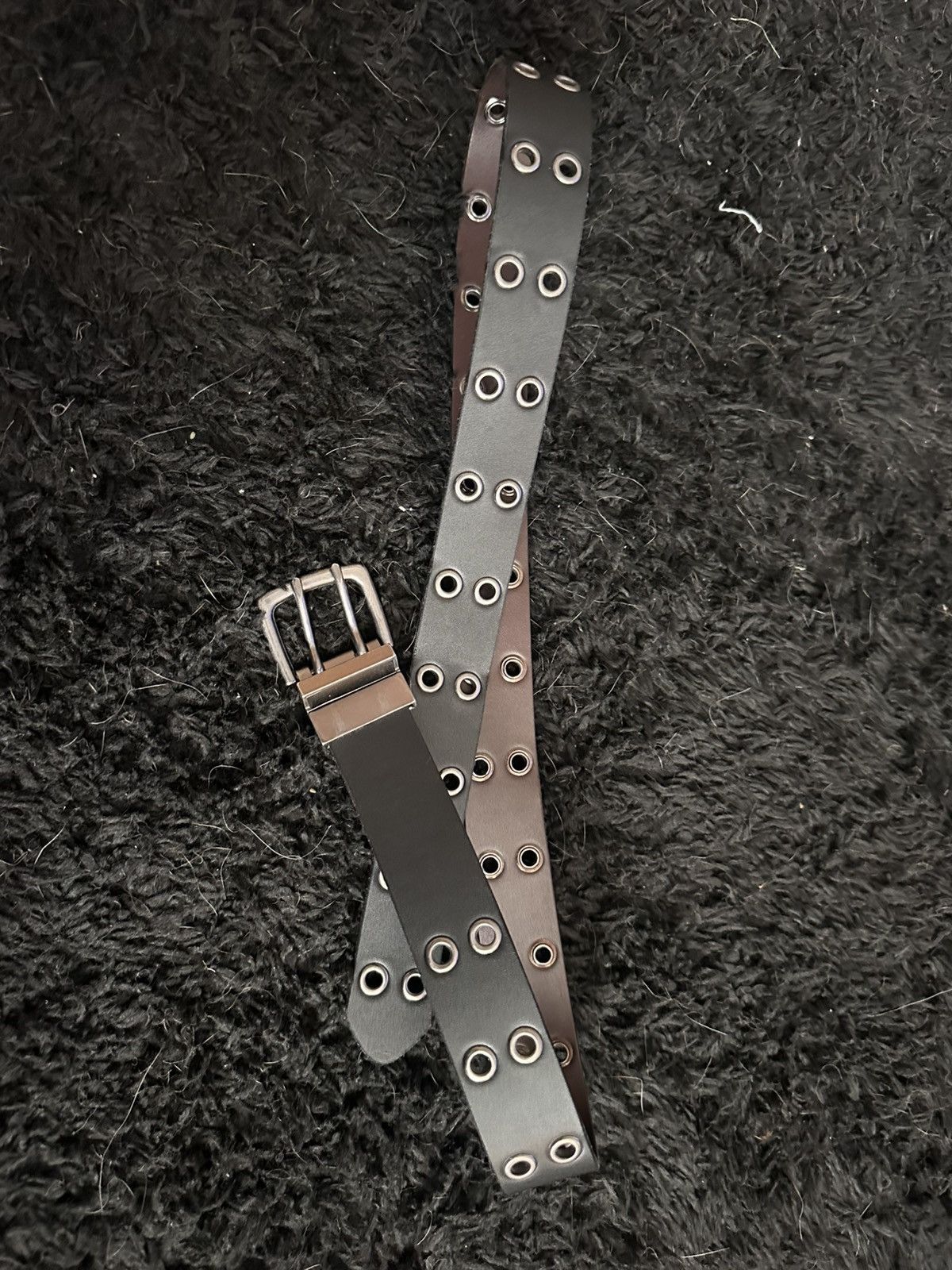 Vintage Leather belt Size ONE SIZE - 3 Thumbnail