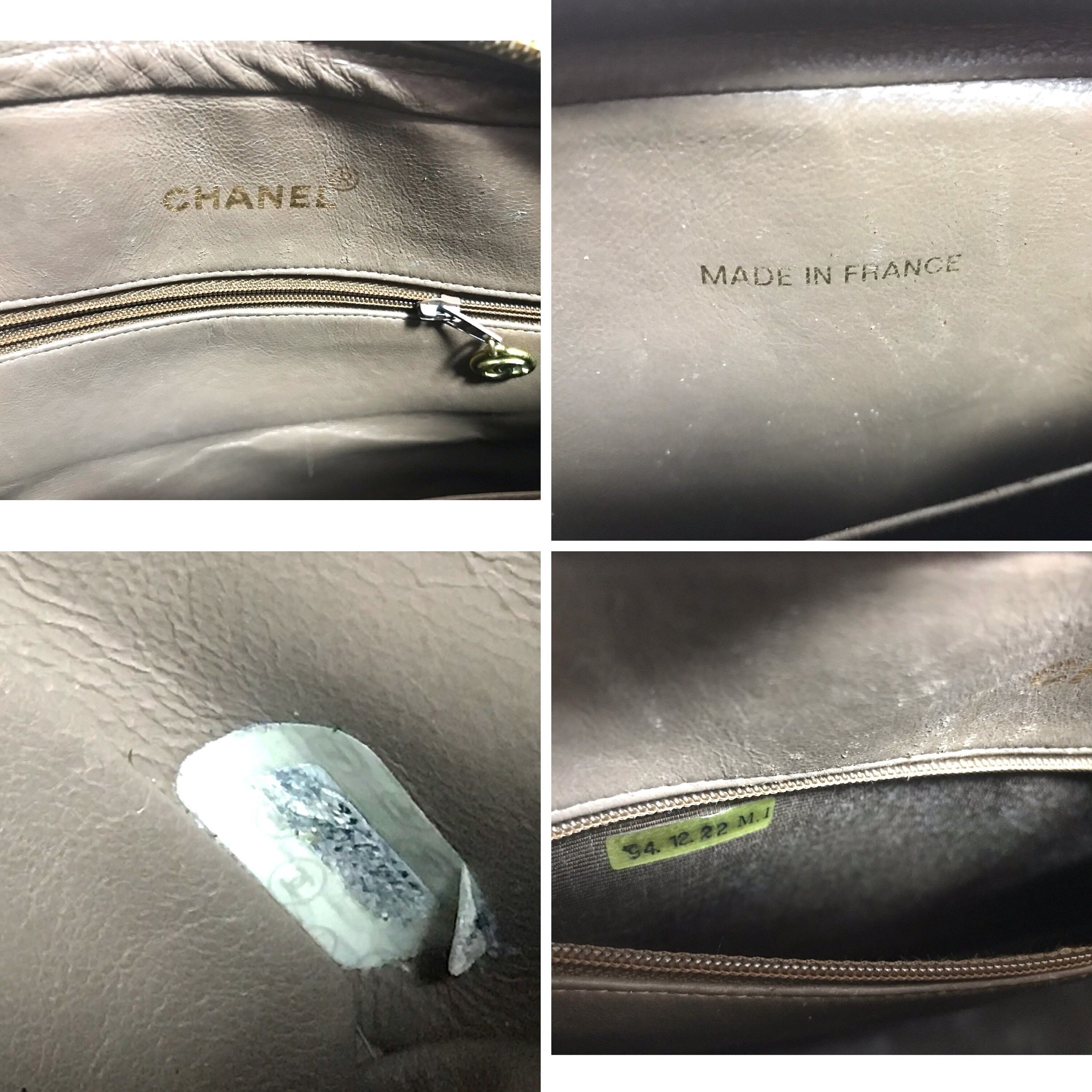 Chanel Vintage Chanel large brown caviar leather 2.55 camera bag Size ONE SIZE - 8 Thumbnail