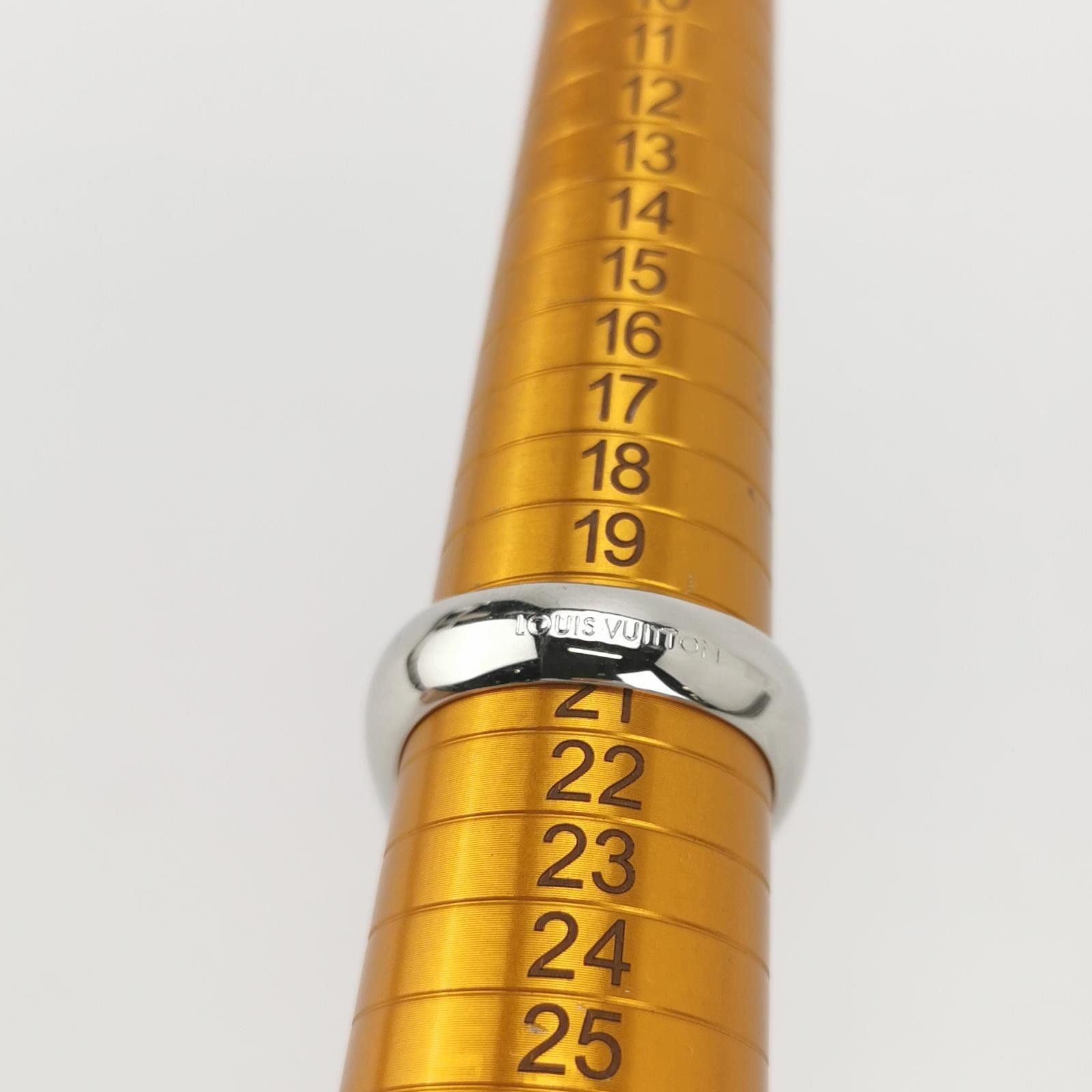 Louis Vuitton Louis Vuitton (LV) Lock Signet Leather Monogram Ring Size 2 Size ONE SIZE - 4 Thumbnail