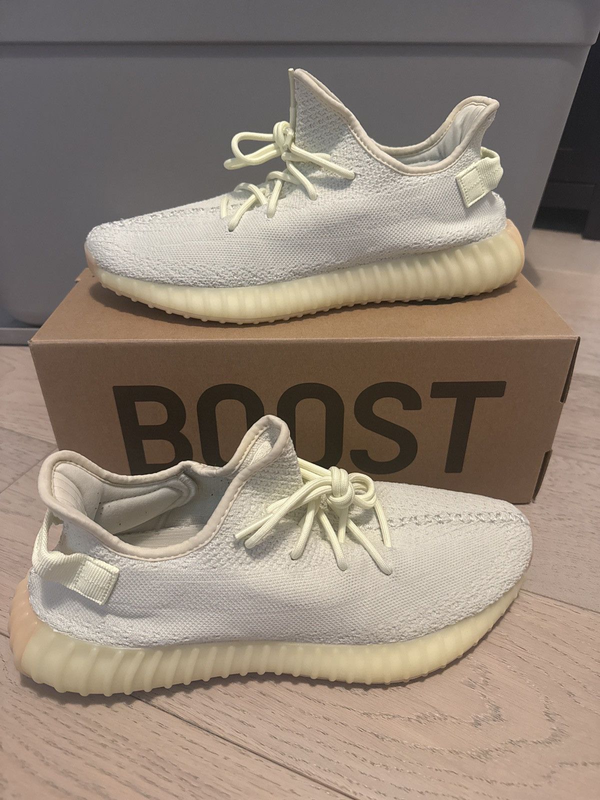 Adidas YEEZY BOOST 350 V2 F36980 BUTTER Size US 12.5 / EU 45-46 - 1 Thumbnail
