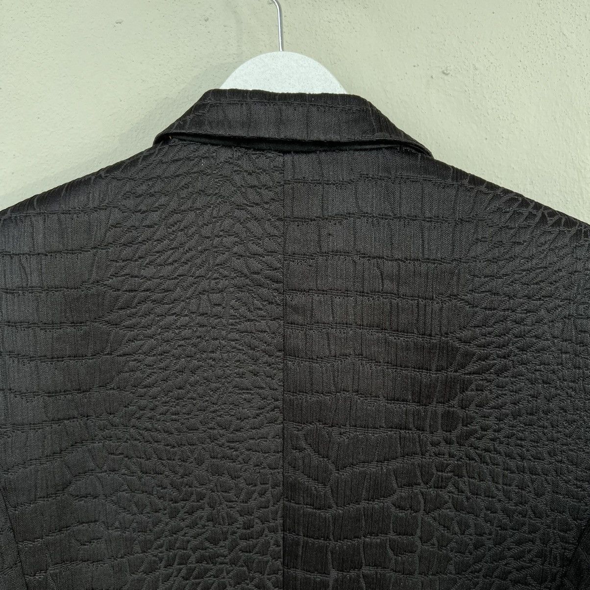 Japanese Brand × Uniqlo Carine Roifeld Paris Uniqlo Womens Lined Textured Blazer Size L / US 10 / IT 46 - 12 Thumbnail