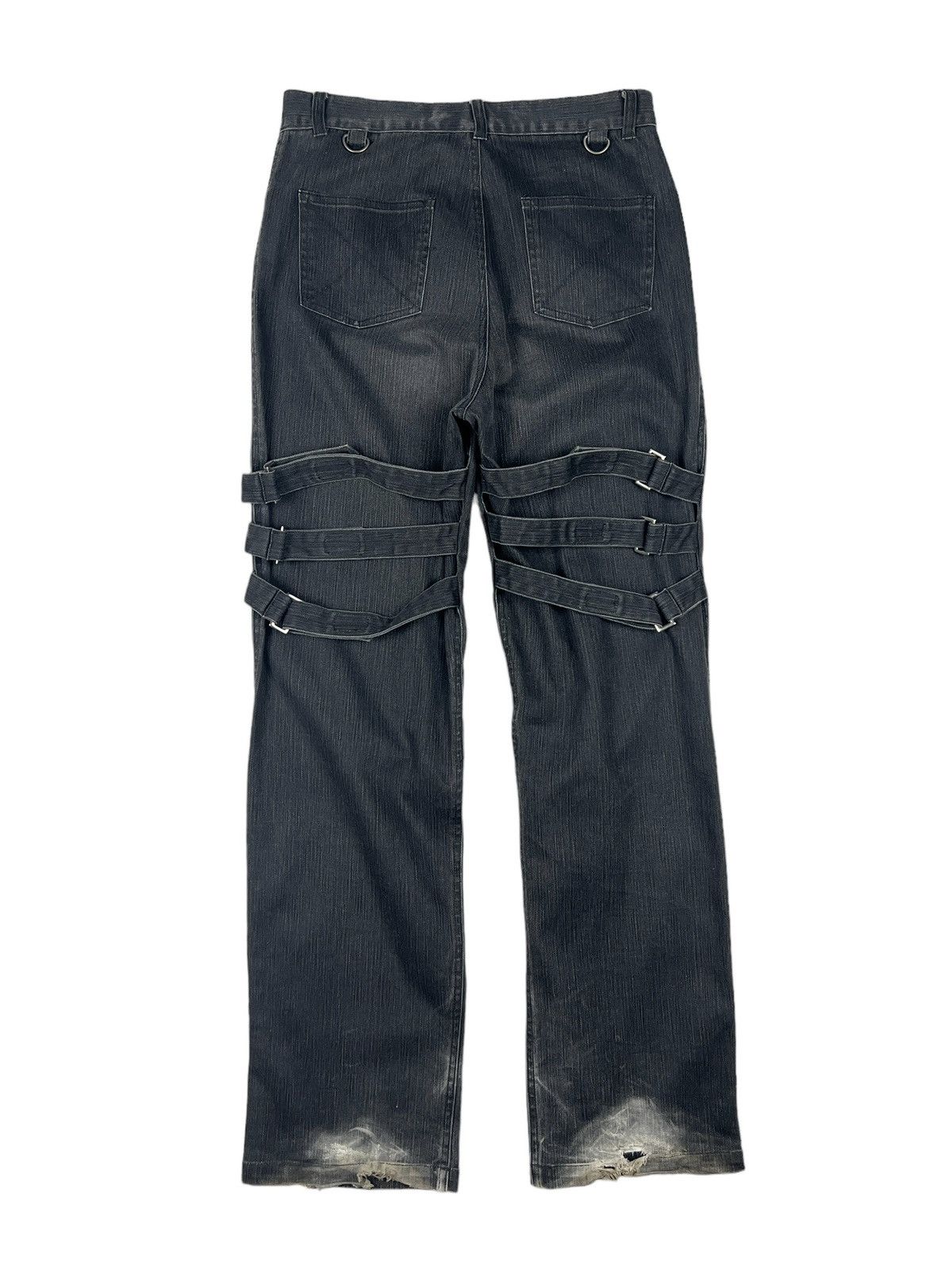 Japanese Brand Slash Number 🇯🇵 Bondage Denim Size US 29 - 12 Thumbnail