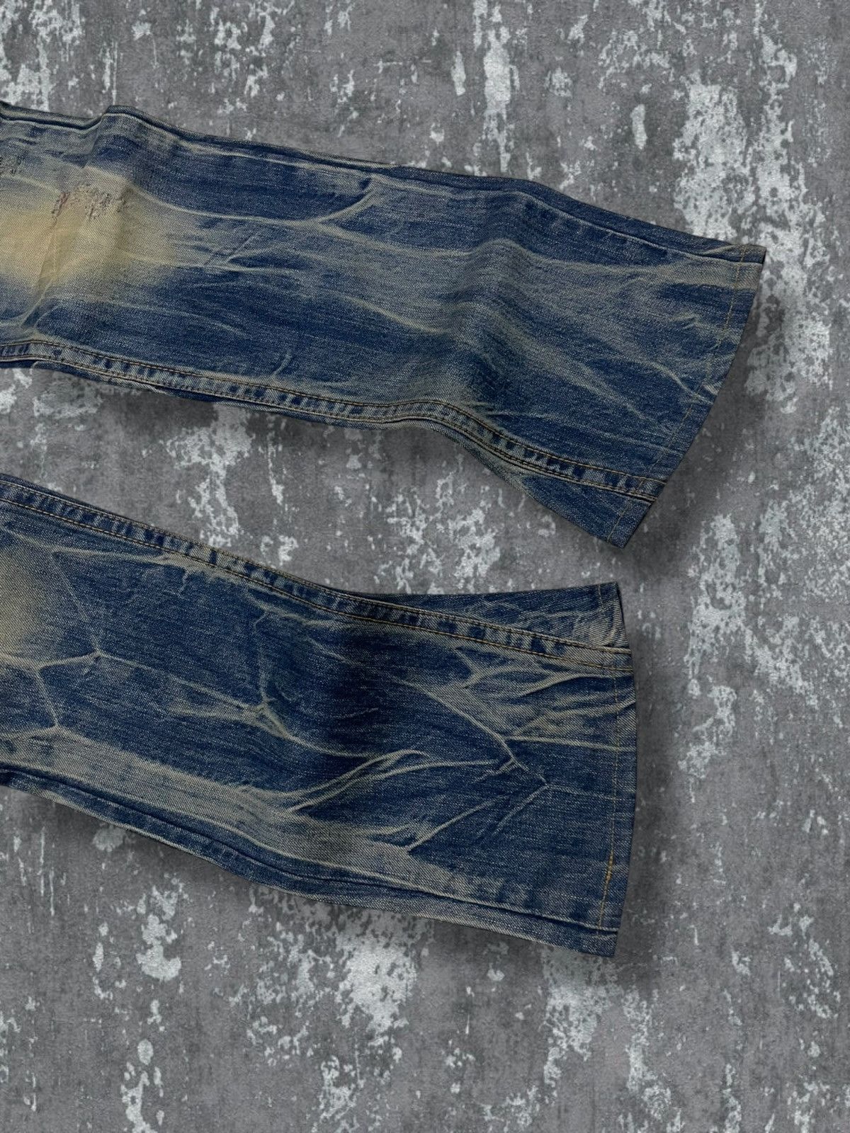 Tornado Mart Vintage 1990s Designer Japan Red Peppers Wax Distressed Size US 27 - 4 Thumbnail