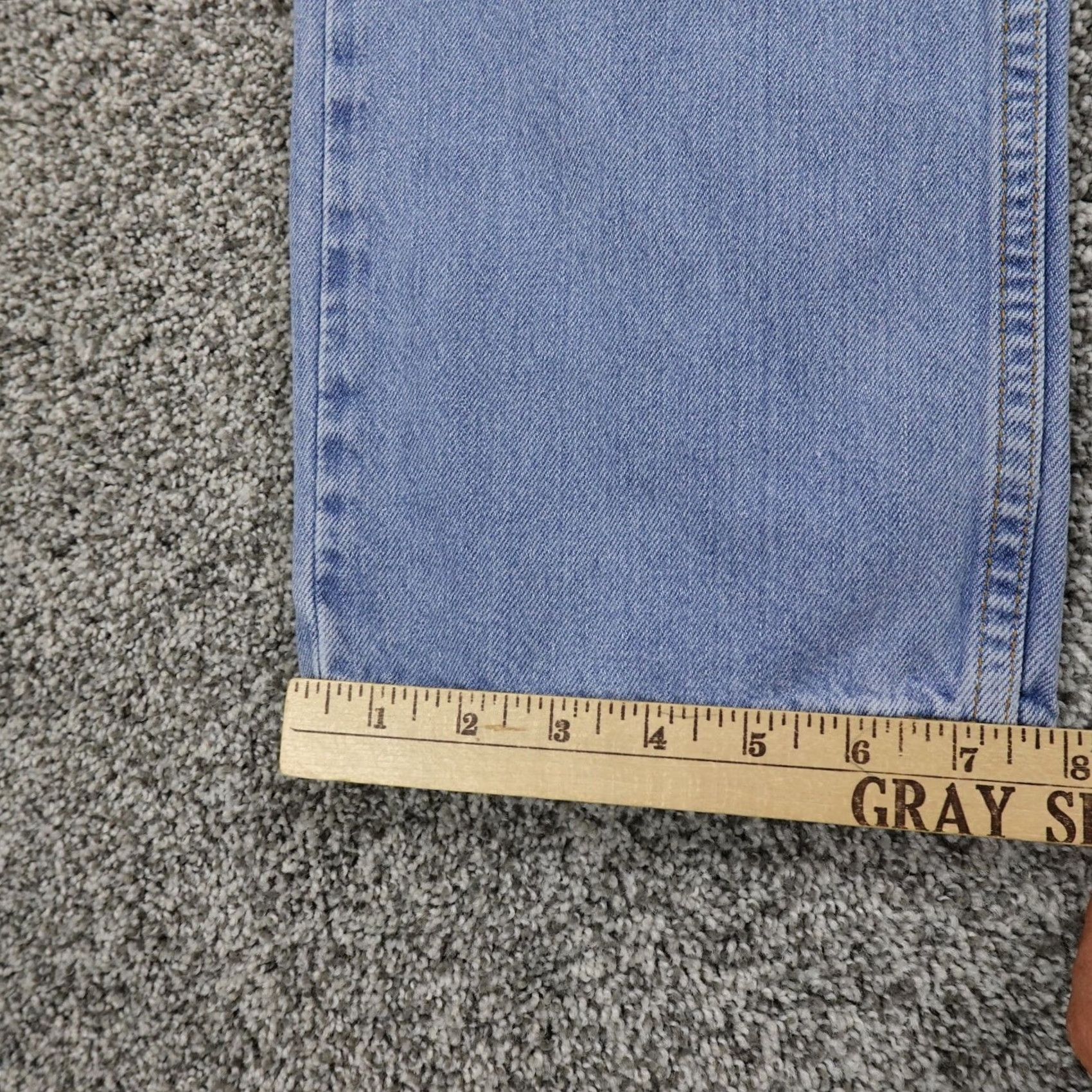 Levi's VINTAGE Levi's Jeans Womens 14 Dark Blue Denim 505 Straight Lower Rise Y2K 00s Mens Womens Girls Boys Size 36" / US 14 / IT 50 - 2 Thumbnail