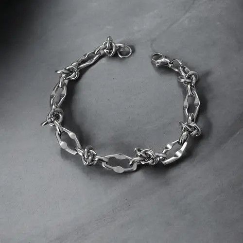 Other Barbed Wire Bracelet, Silver Thorn Bracelet Size ONE SIZE - 5 Thumbnail