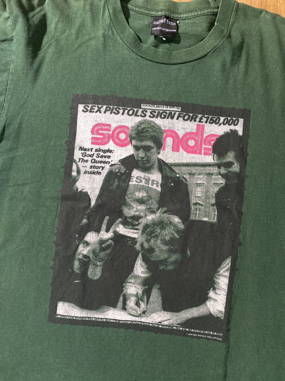 Band Tees × Vintage Vintage Sex Pistol Shirt Size US XL / EU 56 / 4 - 2 Thumbnail