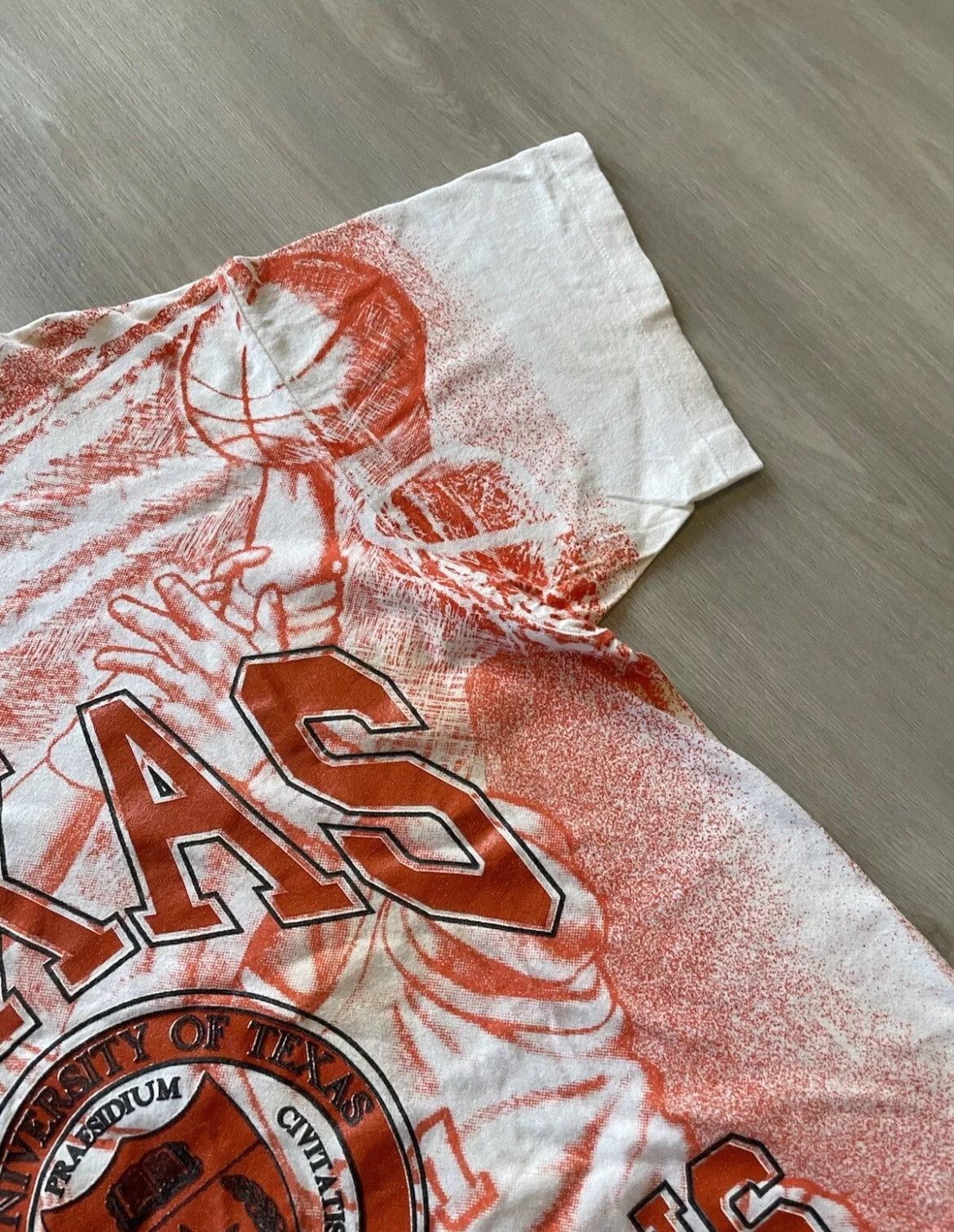 Hypebeast × Vintage Vintage Texas Longhorns Spellout AOP Mens Large Fits Medium Size US M / EU 48-50 / 2 - 3 Thumbnail