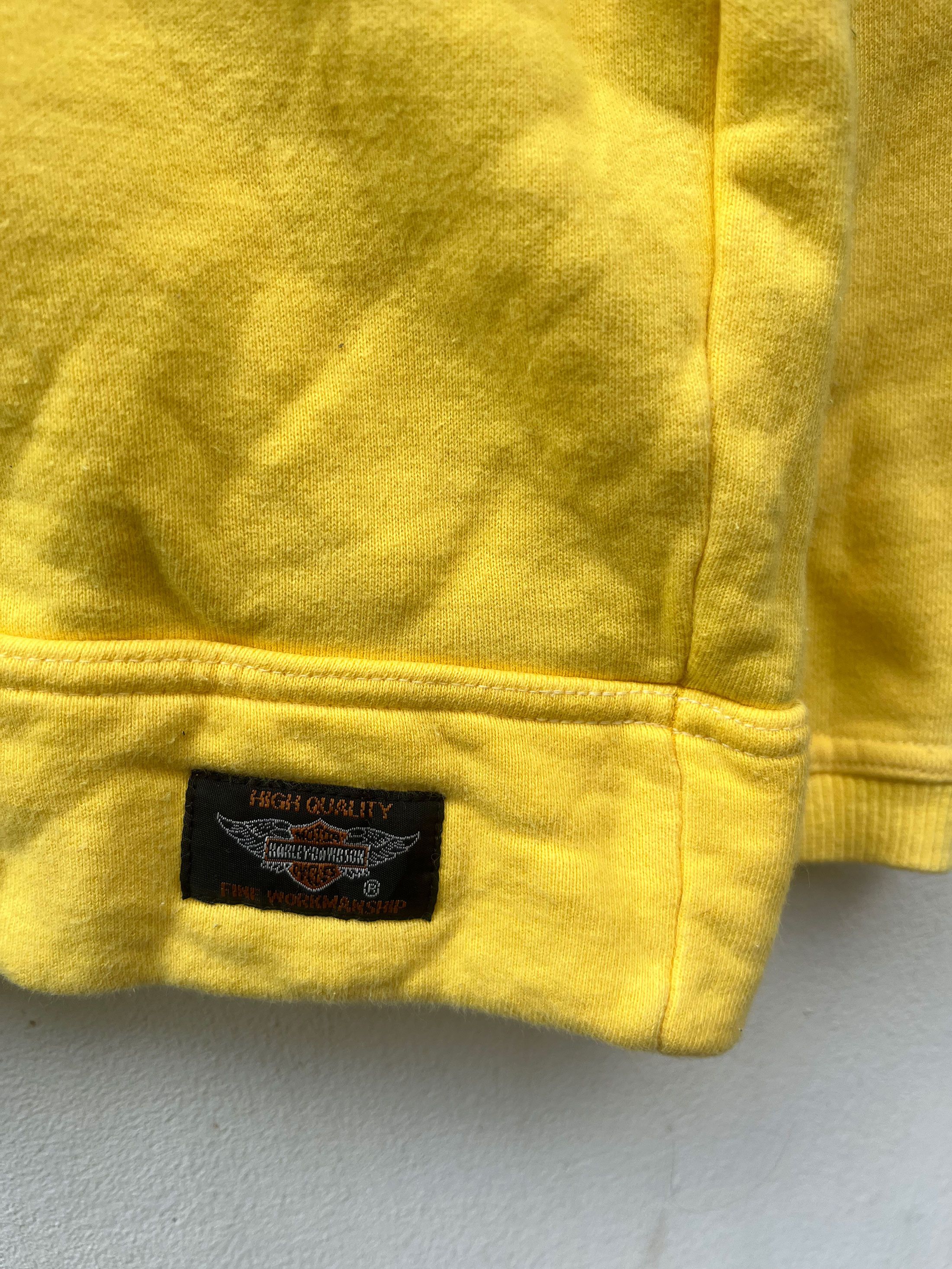 Harley Davidson Vintage Harley Davidson Blank Plain Hooded Warm Sweater Size US L / EU 52-54 / 3 - 2 Thumbnail