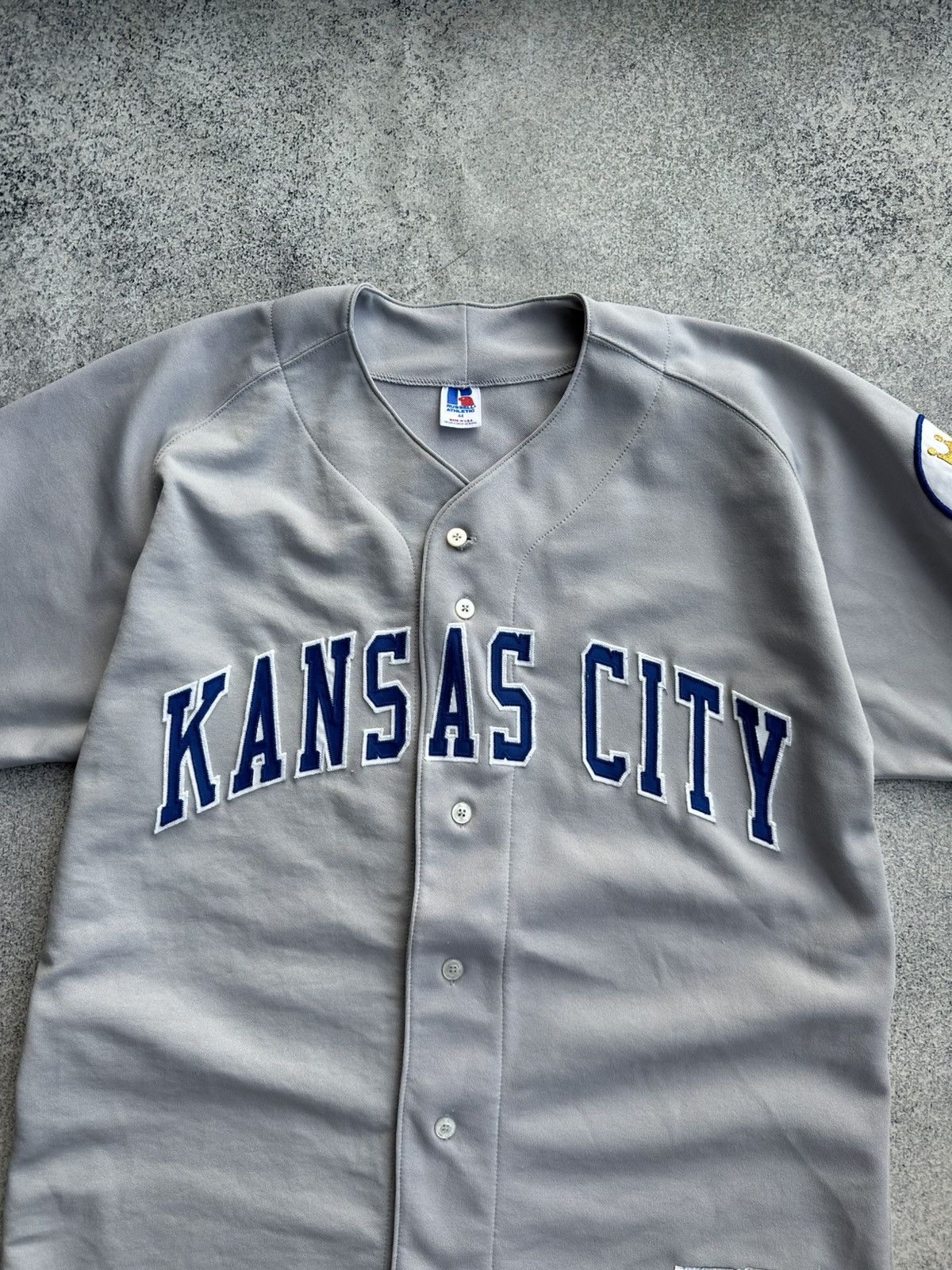 Russell Athletic Vintage Russell Athletic MLB Kansas City Royal Jersey Size US M / EU 48-50 / 2 - 2 Thumbnail