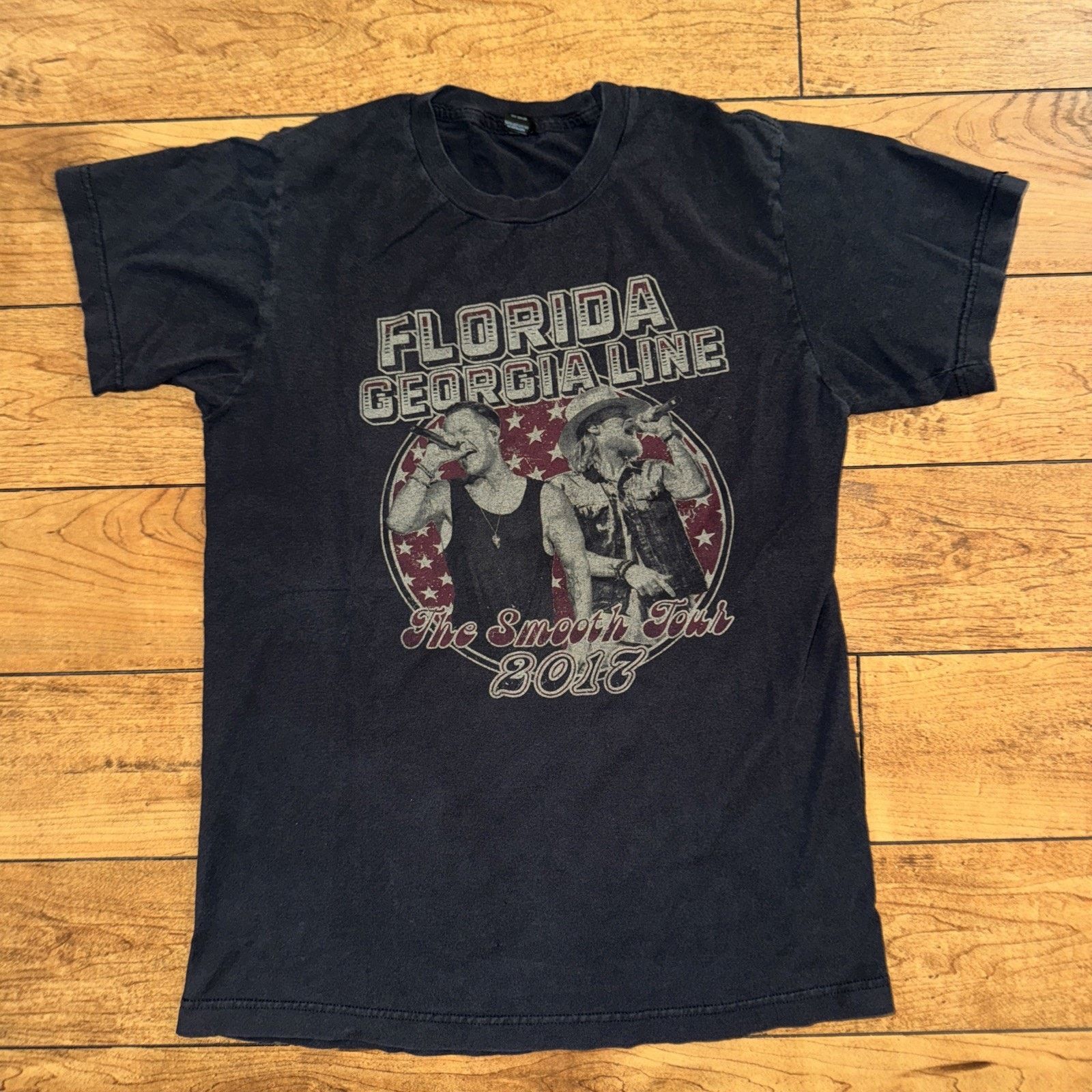 Band Tees × Vintage 2017 Florida George Line Band T-Shirt Black Small 17x24.5 Size US S / EU 44-46 / 1 - 1 Thumbnail