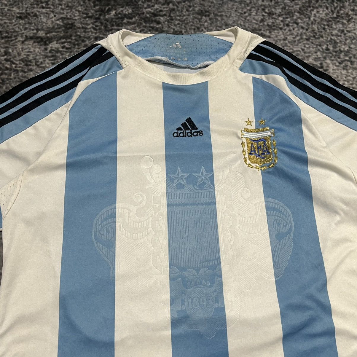Adidas Vintage Argentina Football Jersey Shirt Soccer Adidas Large Size US L / EU 52-54 / 3 - 4 Thumbnail