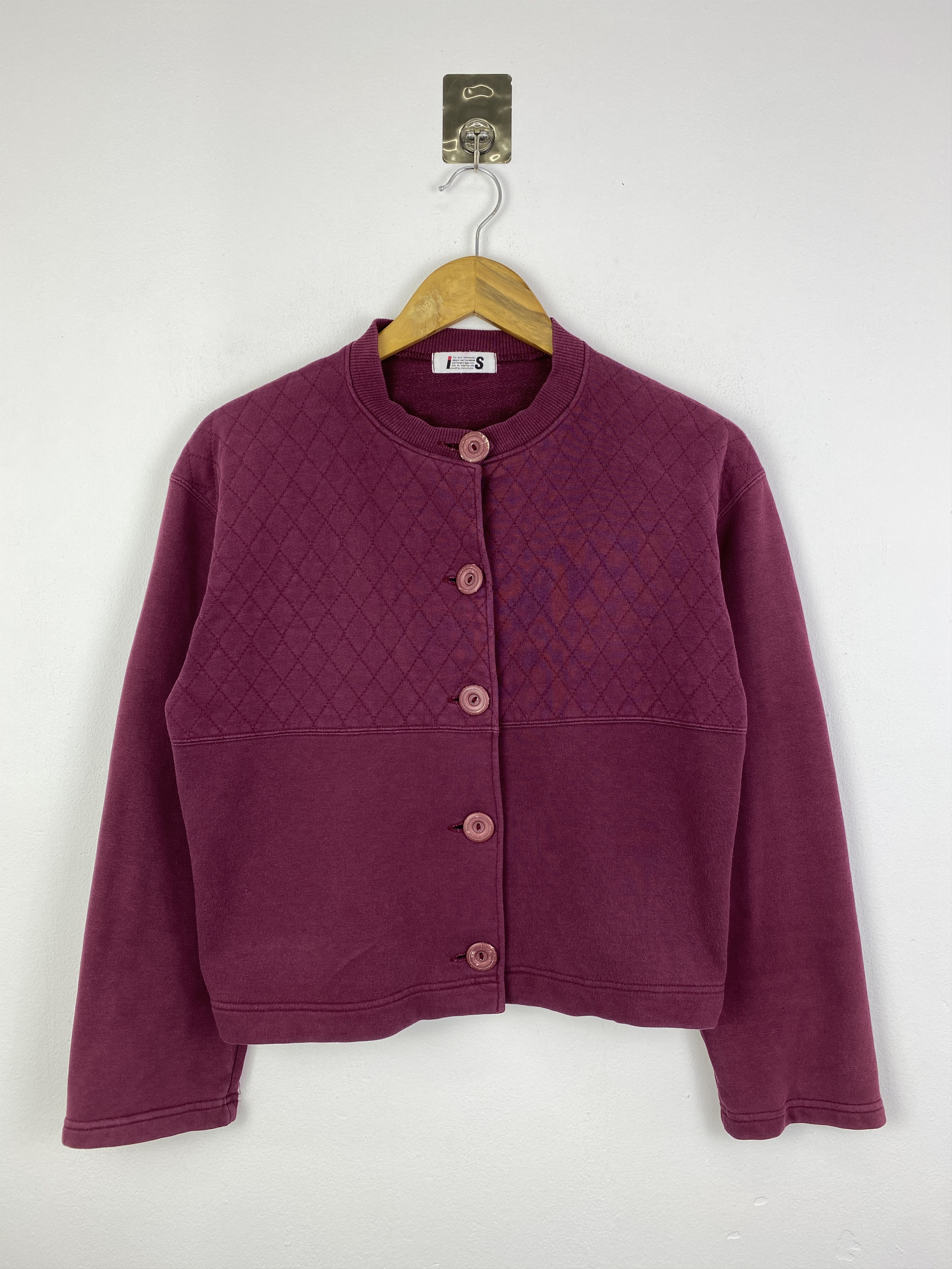 Issey Miyake Vintage Issey Miyake Button Up Sweatshirt J0076 Size L / US 10 / IT 46 - 3 Thumbnail