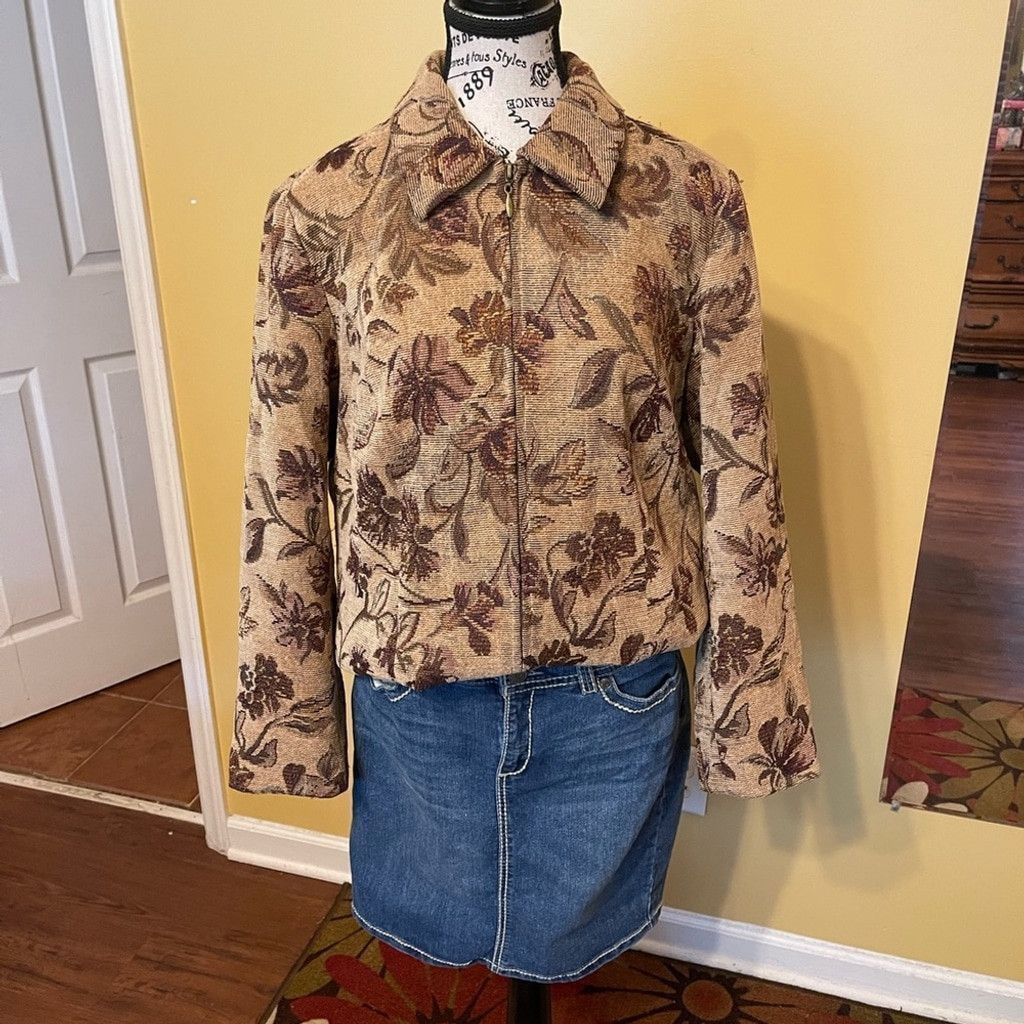 Other Floral Patterned vtg Women's Jacket fits a size M womens Size XL / US 12-14 / IT 48-50 - 1 Thumbnail