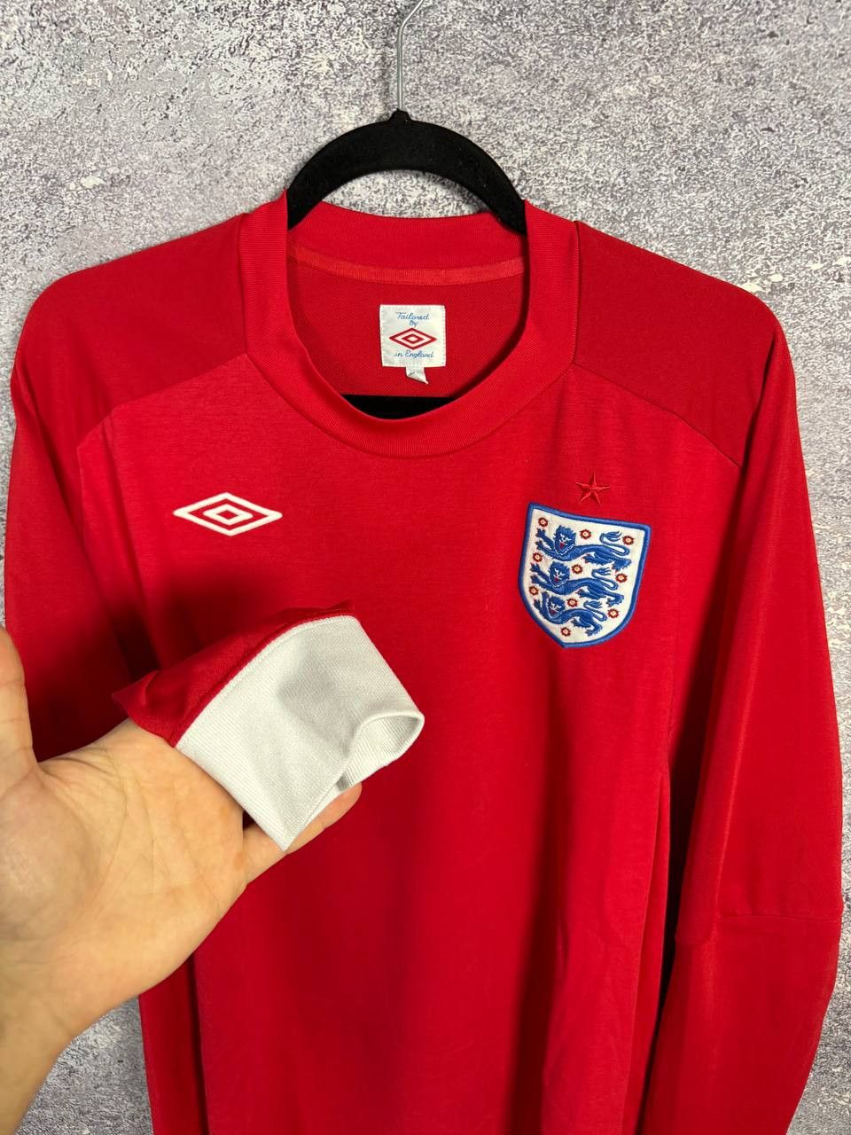 Vintage England National Team 2010 Umbro Soccer Jersey large Size US L / EU 52-54 / 3 - 10 Thumbnail
