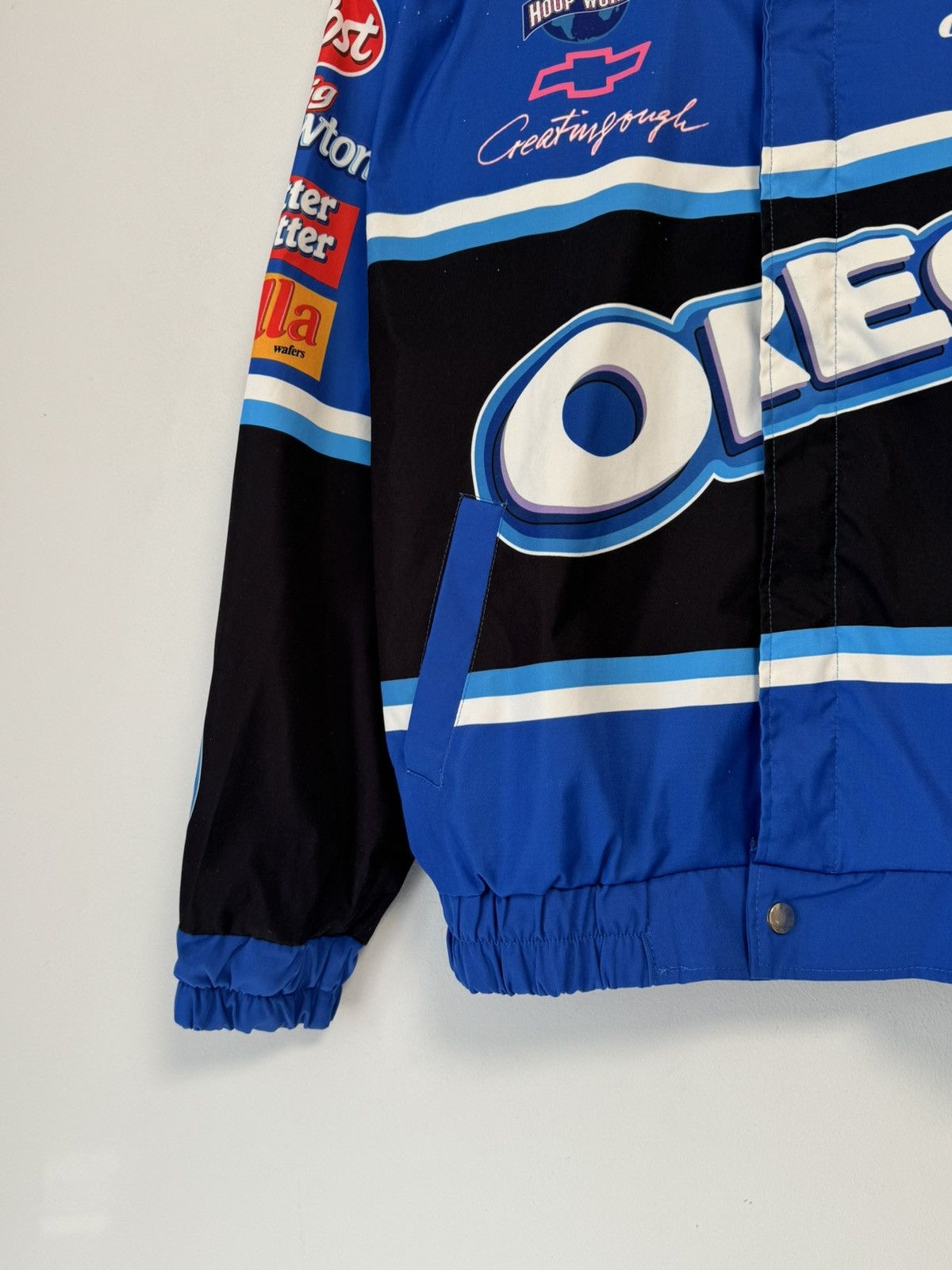 NASCAR Vintage NASCAR OREO Racing Jacket Blue Black Embroidered Size US M / EU 48-50 / 2 - 4 Thumbnail