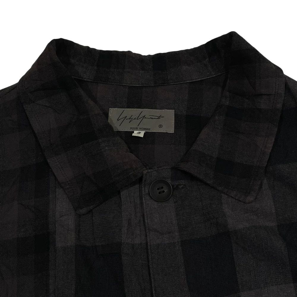 Yohji Yamamoto Yohji Yamamoto pour homme/ Wrinkled long-sleeve shirt Size US L / EU 52-54 / 3 - 6 Thumbnail