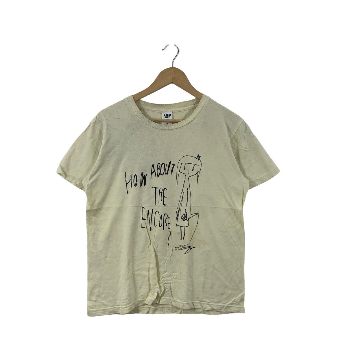 Other HOW ABOUT THE Encore Hand Drawn Graphic T-Shirt Pale Size US M / EU 48-50 / 2 - 4 Thumbnail