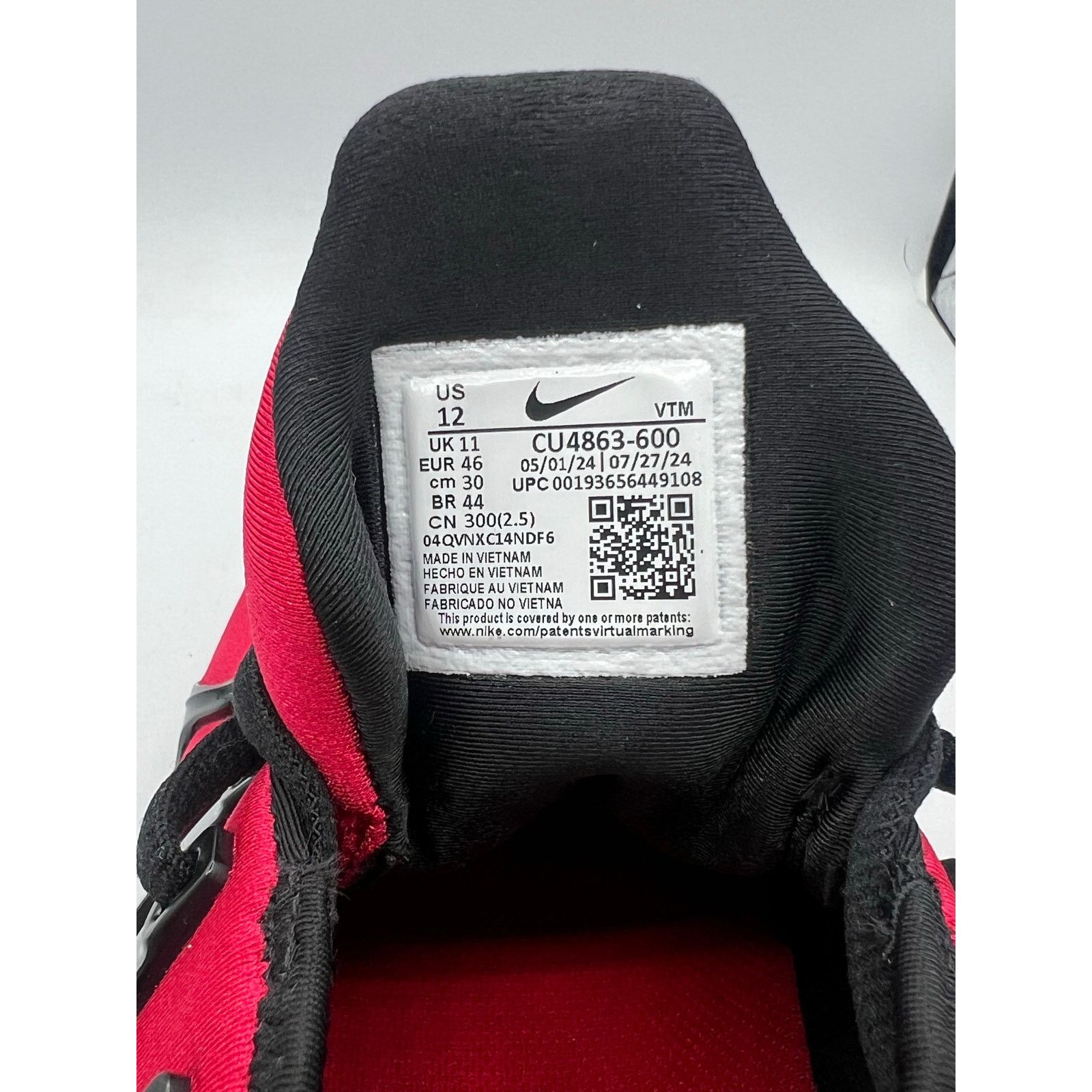 Nike Nike Air VaporMax Plus “University Red” size 12 Size US 12 / EU 45 - 6 Thumbnail