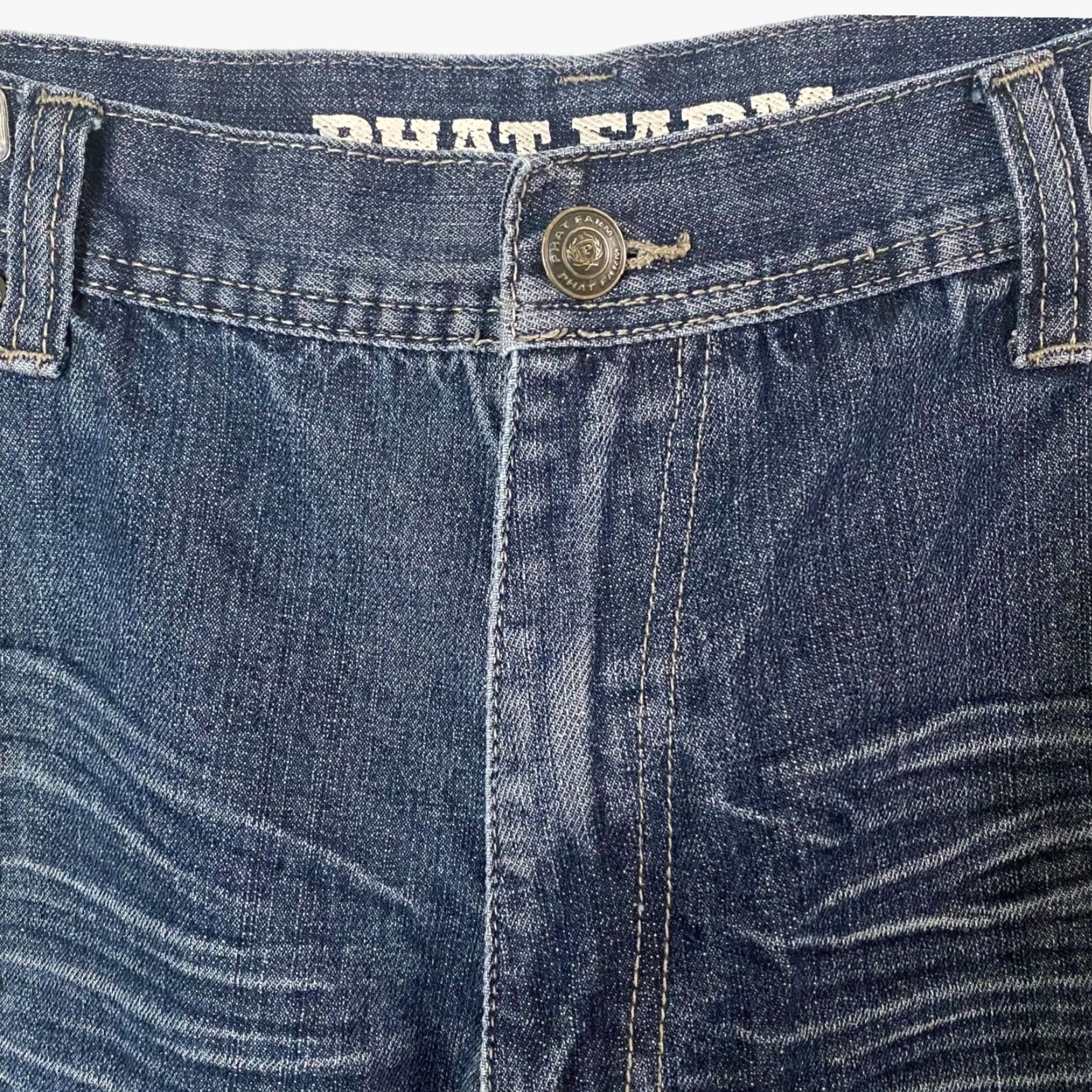 Phat Farm VINTAGE Phat Farm Skater Jeans Shorts Denim Mens 38 Blue Medium Wash Baggy Comfort 5-Pocket Hip Hop Mens Size US 38 / EU 54 - 5 Thumbnail