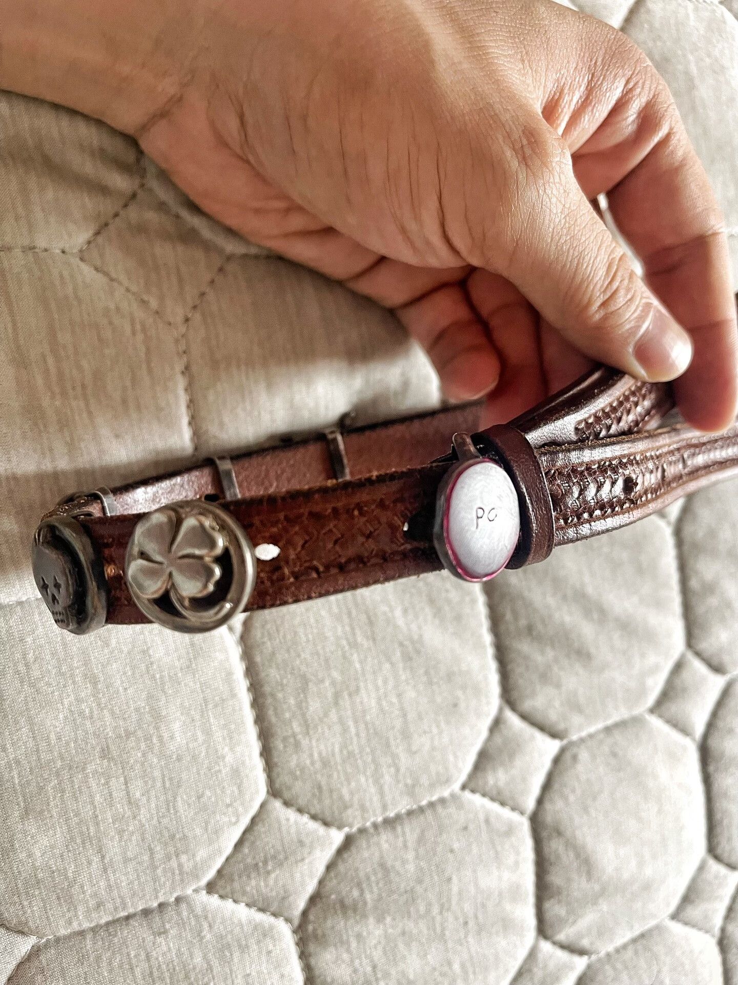 Porter Classic porter classic leather belt with silver buckle Size ONE SIZE - 1 Thumbnail