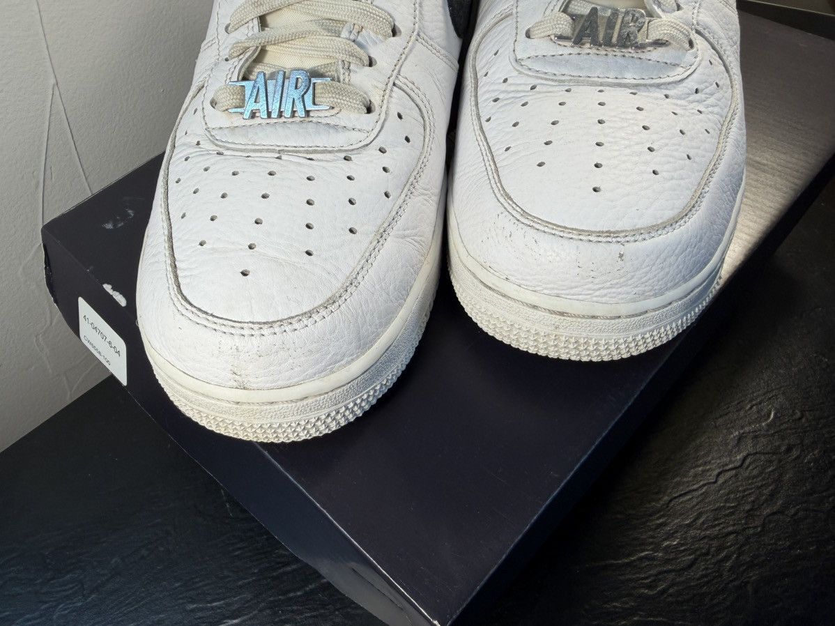 Nike NIKE AIR FORCE 1 ‘07 PRM ZIPPER WHITE Size US 11.5 / EU 44-45 - 4 Thumbnail