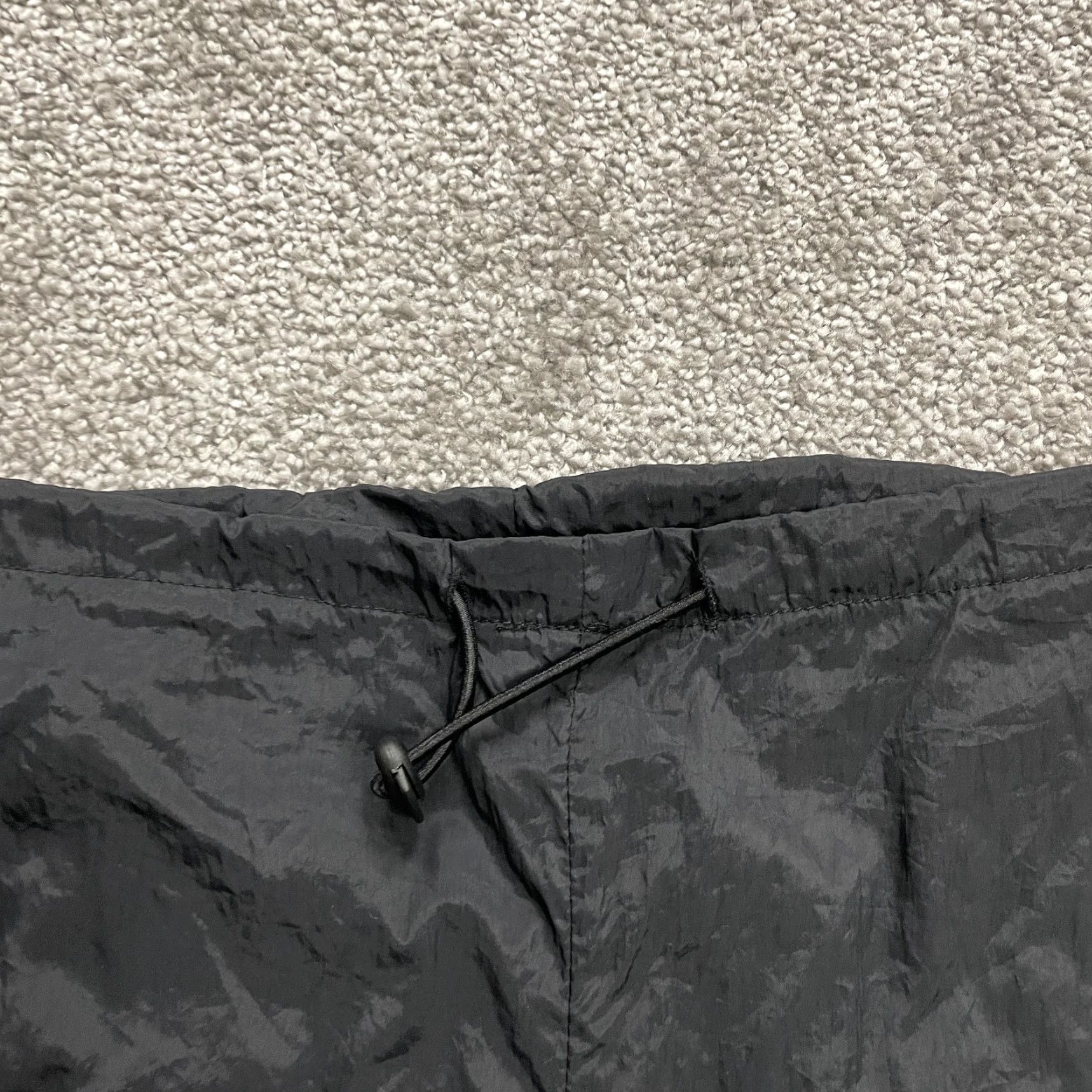 Shein VINTAGE Shein Icon Windbreaker Track Pants Womens M Black Straight Active 38x30 NWT Size 32" / US 10 / IT 46 - 5 Thumbnail