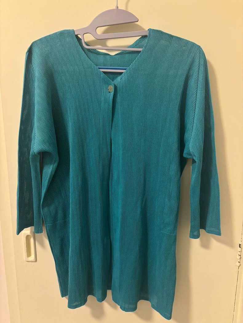 Issey Miyake issey miyake size:3 Blue coat 2506-Nextarrow Size XXS / US 00 / IT 34 - 1 Thumbnail