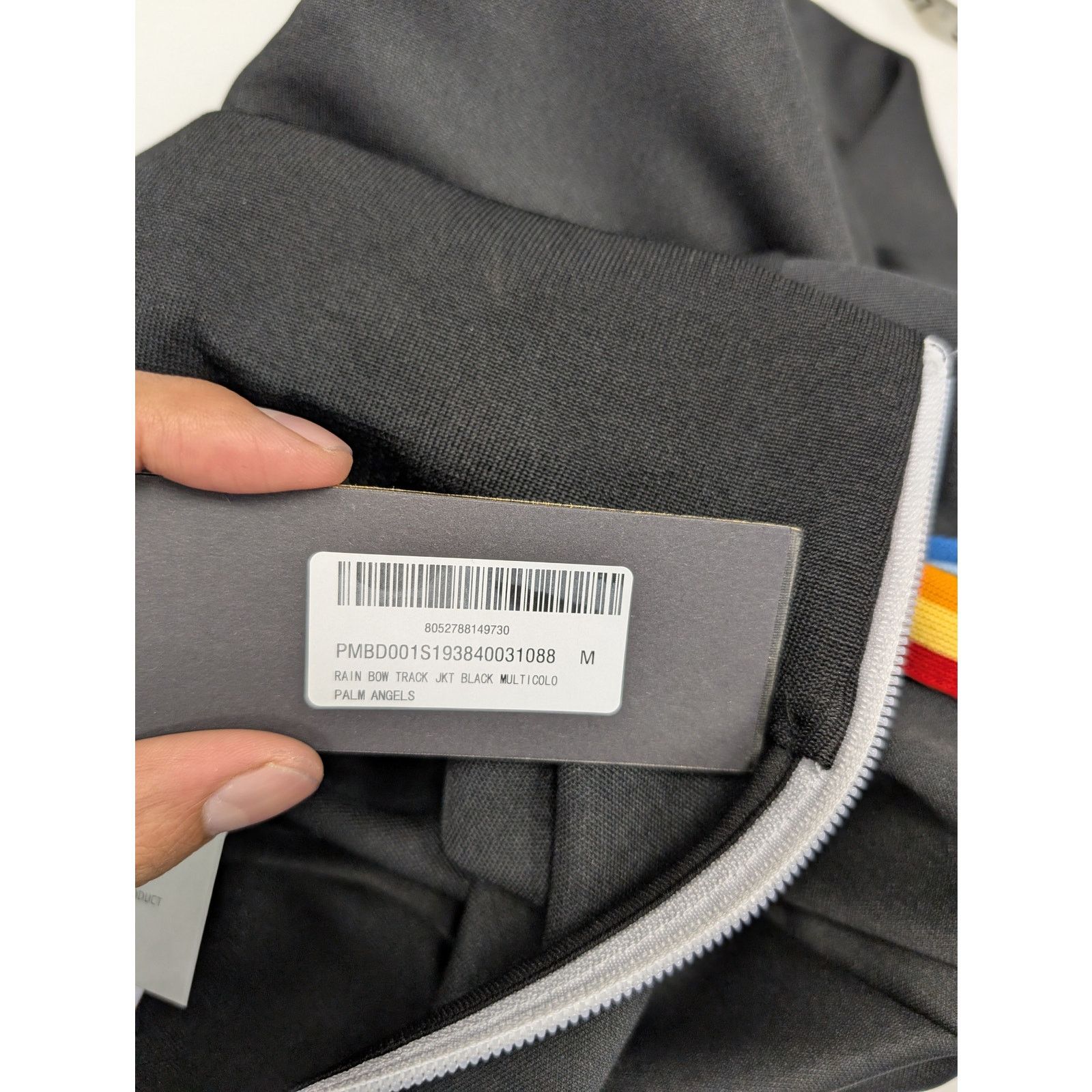 Palm Angels o1rshd1 Rain Bow Track Jacket in Black/Multicolor Size US M / EU 48-50 / 2 - 13 Thumbnail