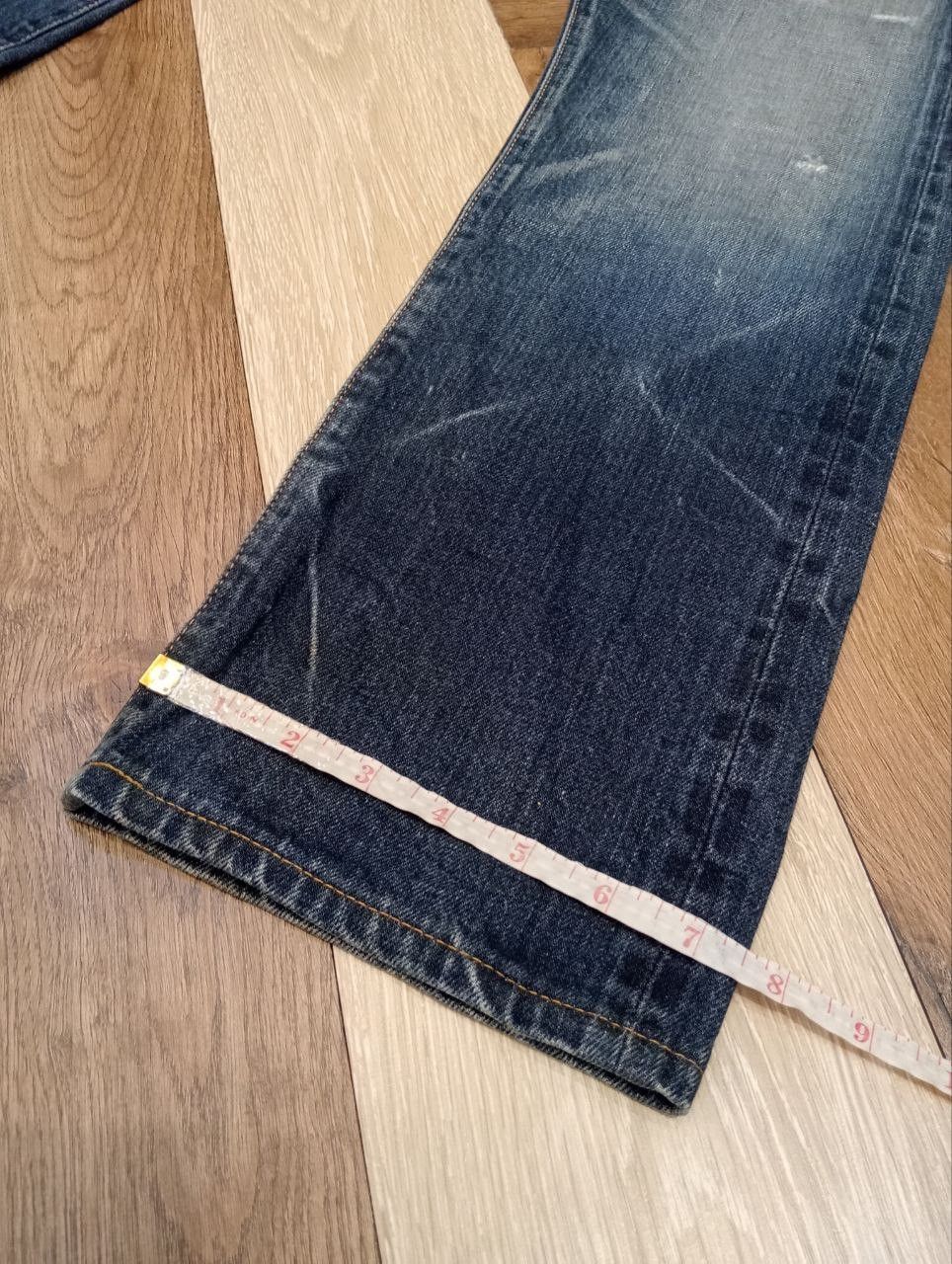 KURO KURO JAPAN DIAMANTE BLUE DENIM SELVEDGE PANTS Size US 33 - 19 Thumbnail