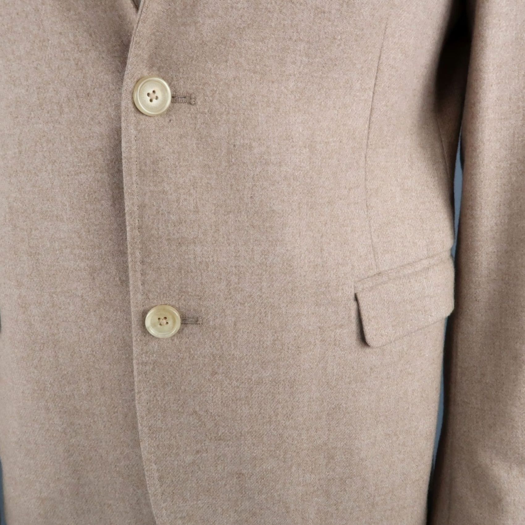 Neil Barrett NEIL BARRETT Sport Coat Size XL Camel Wool Notch Lapel Size US XL / EU 56 / 4 - 2 Thumbnail