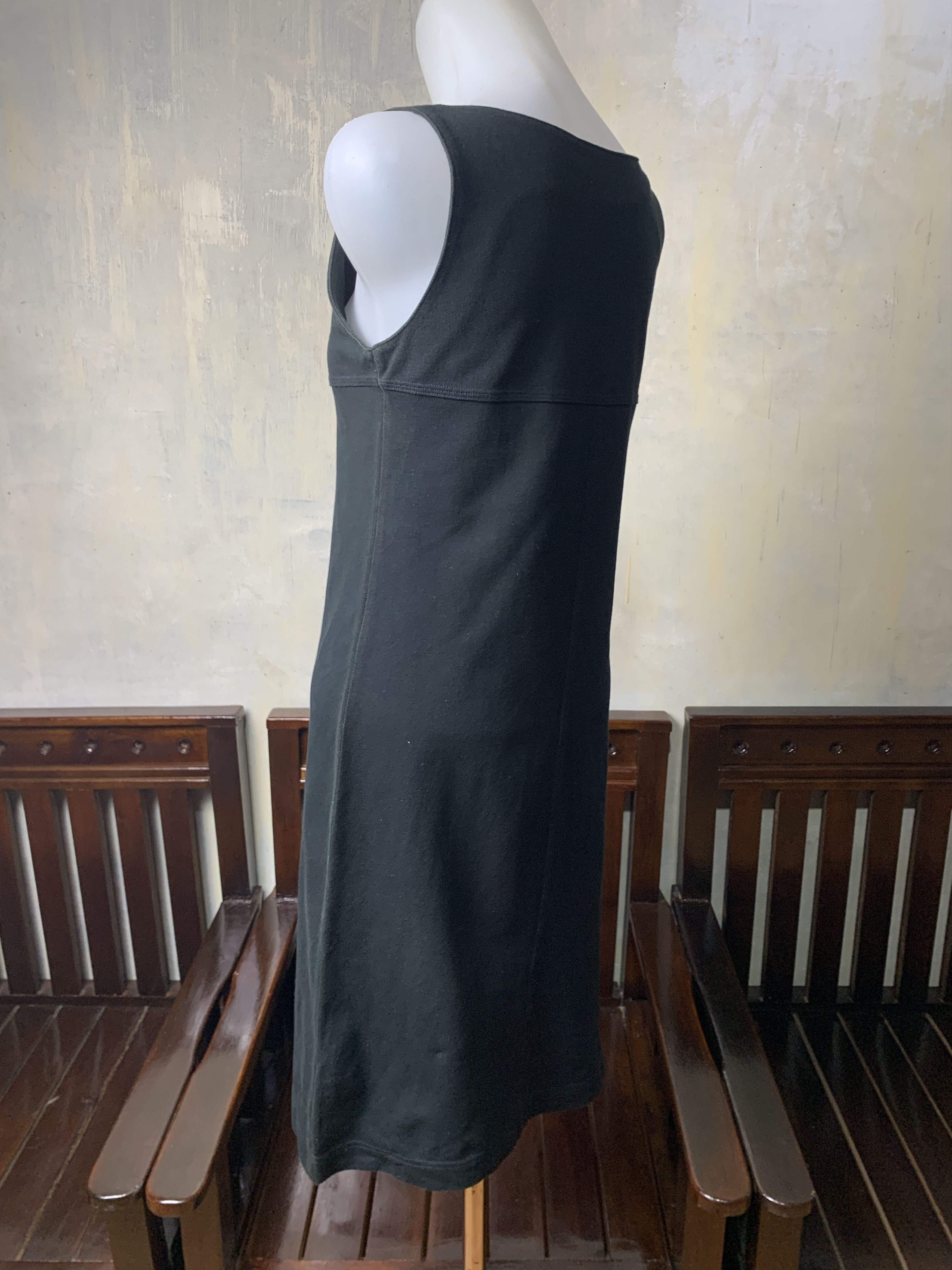 Lacoste Lacoste Black Small Logo Tennis/Golf Dress (S) Size S / US 4 / IT 40 - 3 Thumbnail