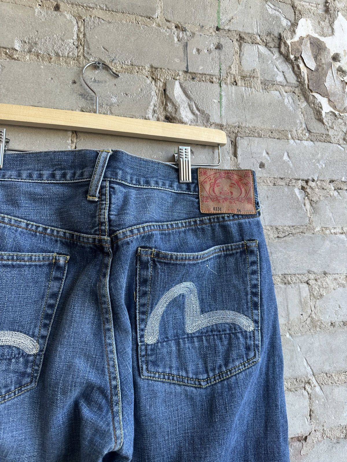 Evisu Evisu Light Wash Jeans Size US 36 / EU 52 - 4 Thumbnail