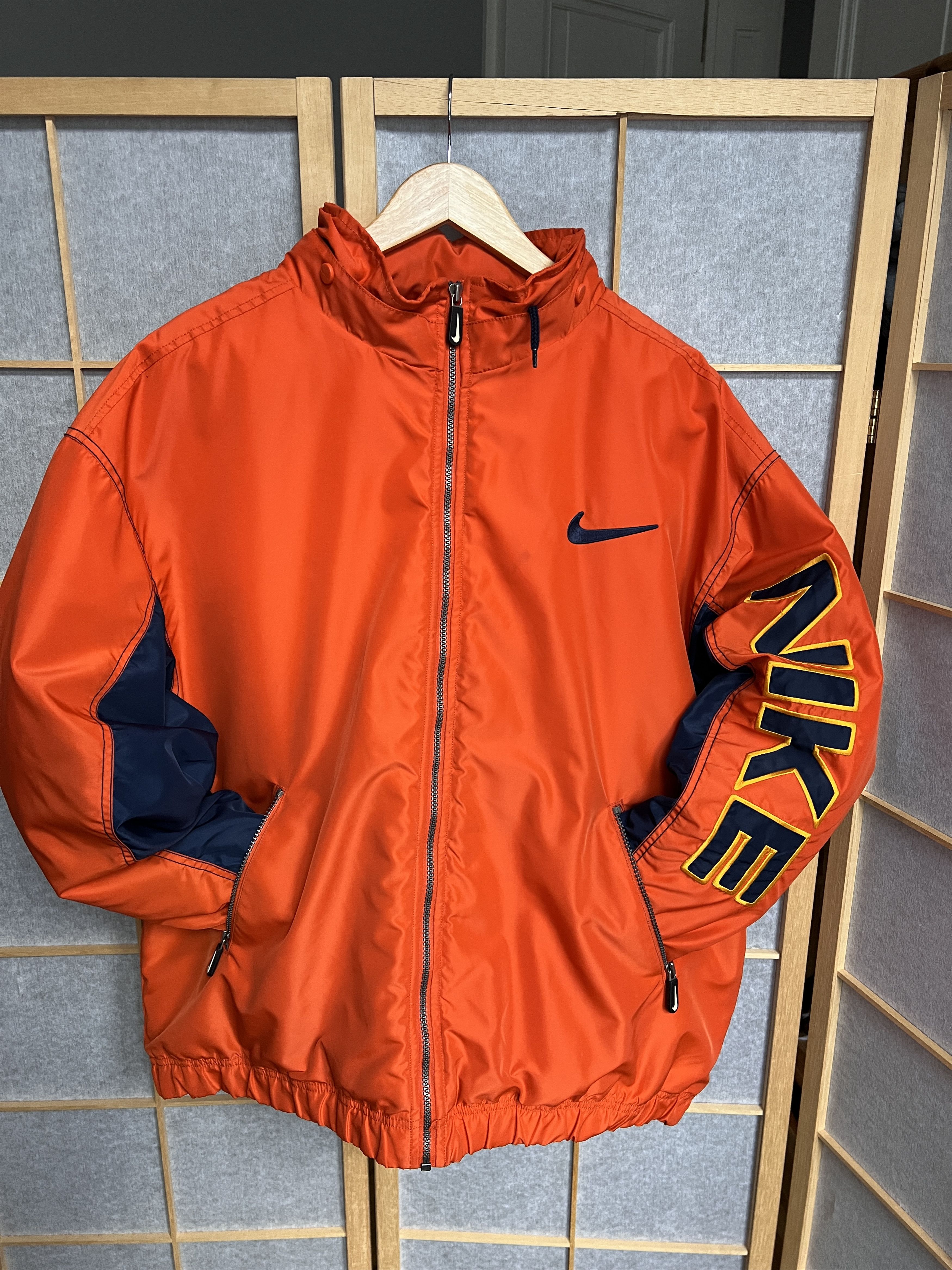 ジャケット・アウター fear of god nike hooded bomber jacket L NIKE x FEAR OF GOD Jerry Lorenzo Hooded Bomber Jacket