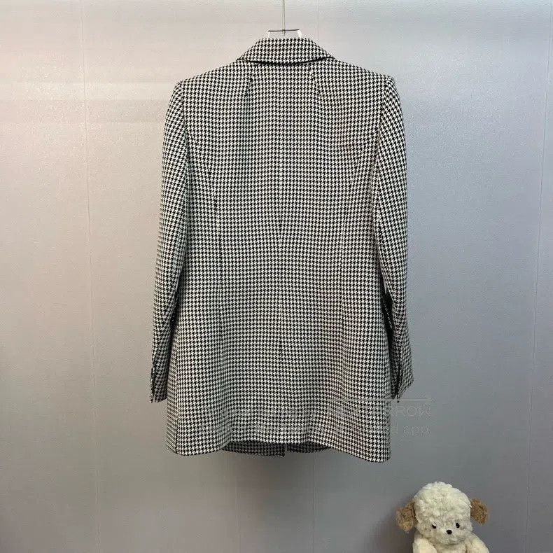 Balenciaga Balenciaga Houndstooth Blazer Size XS / US 0-2 / IT 36-38 - 2 Thumbnail